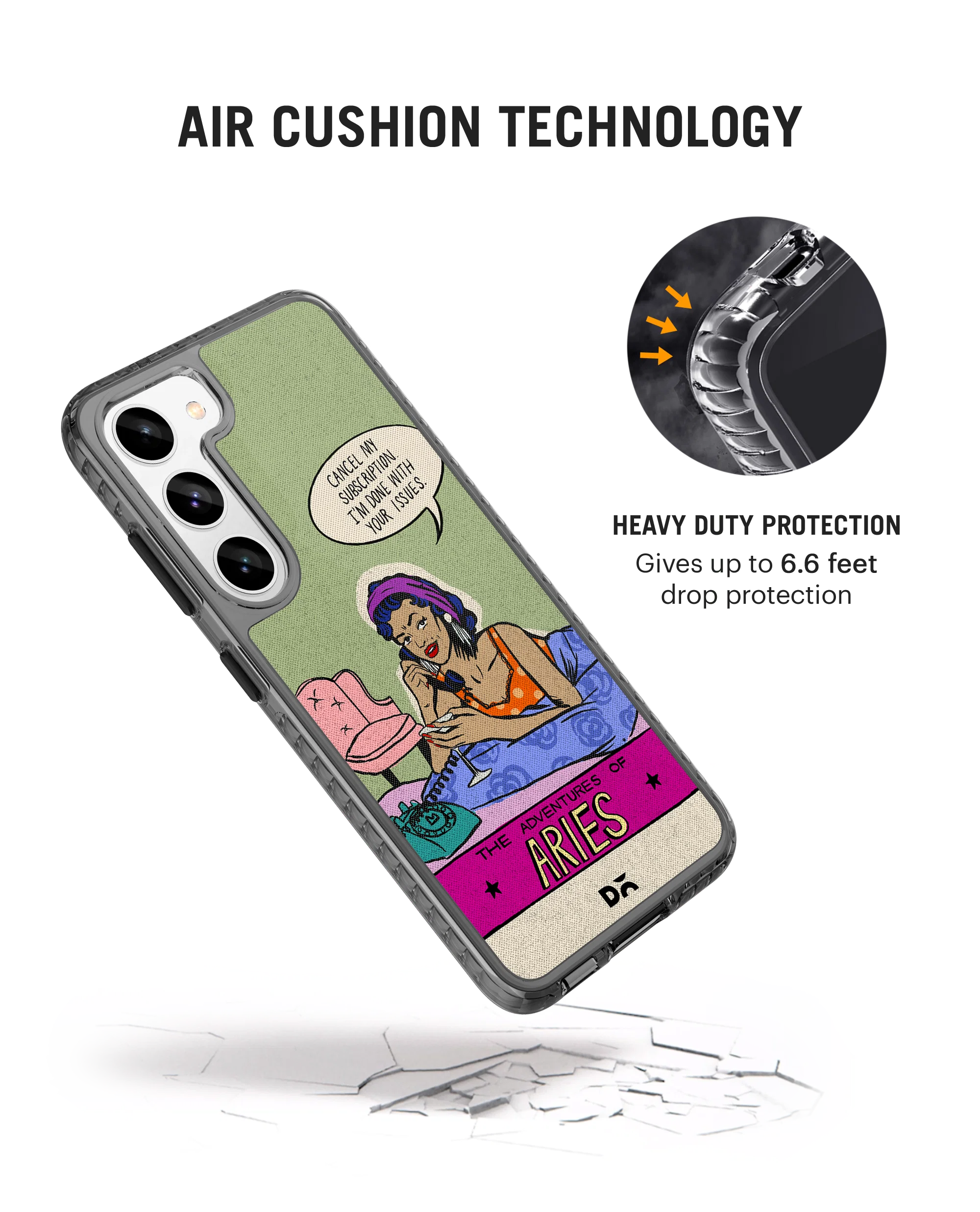 DailyObjects Aries Stride 2.0 Case Cover For Samsung Galaxy S23 - Image 2