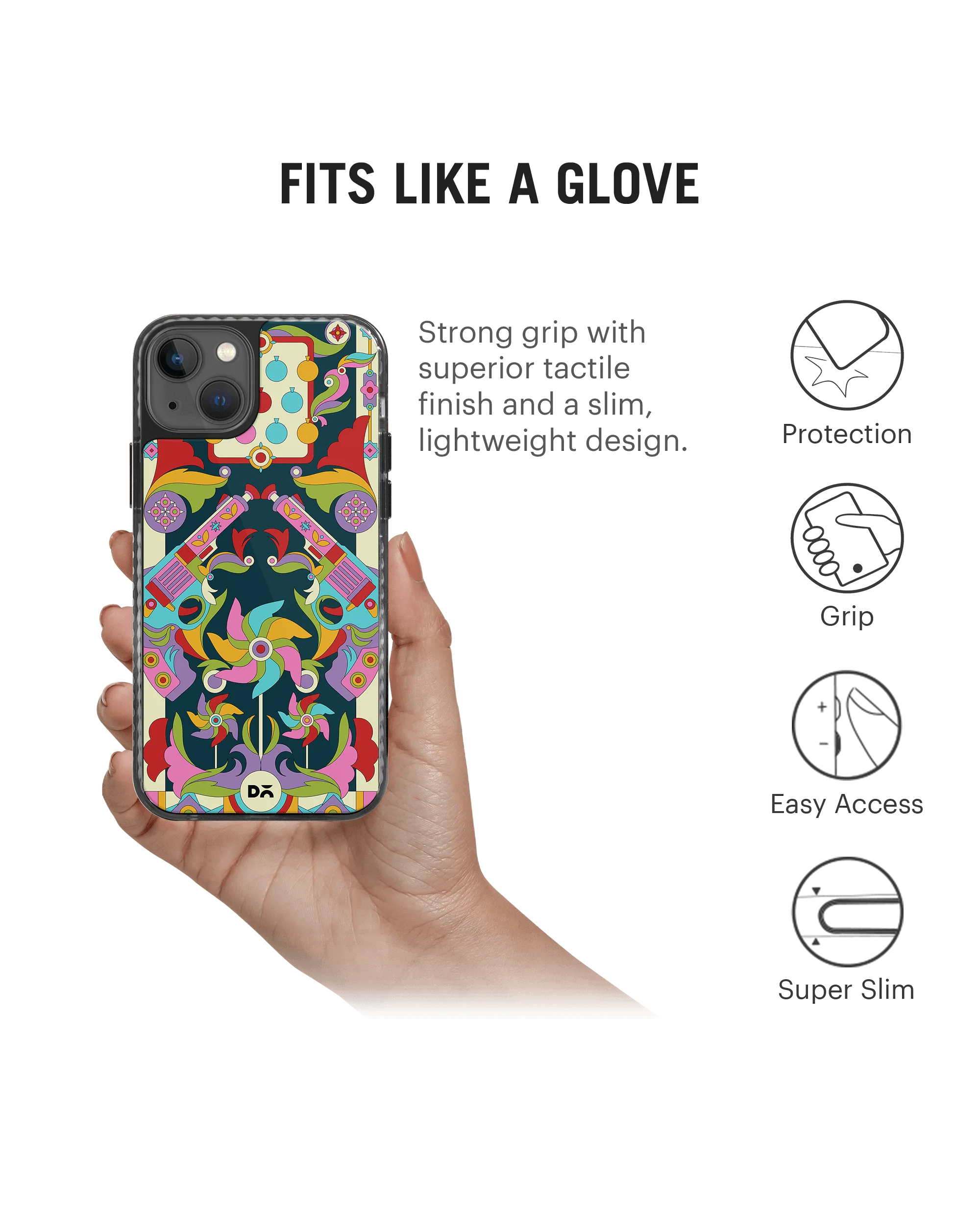 DailyObjects Bandook Mela Stride 2.0 Case Cover For iPhone 13 - Image 3