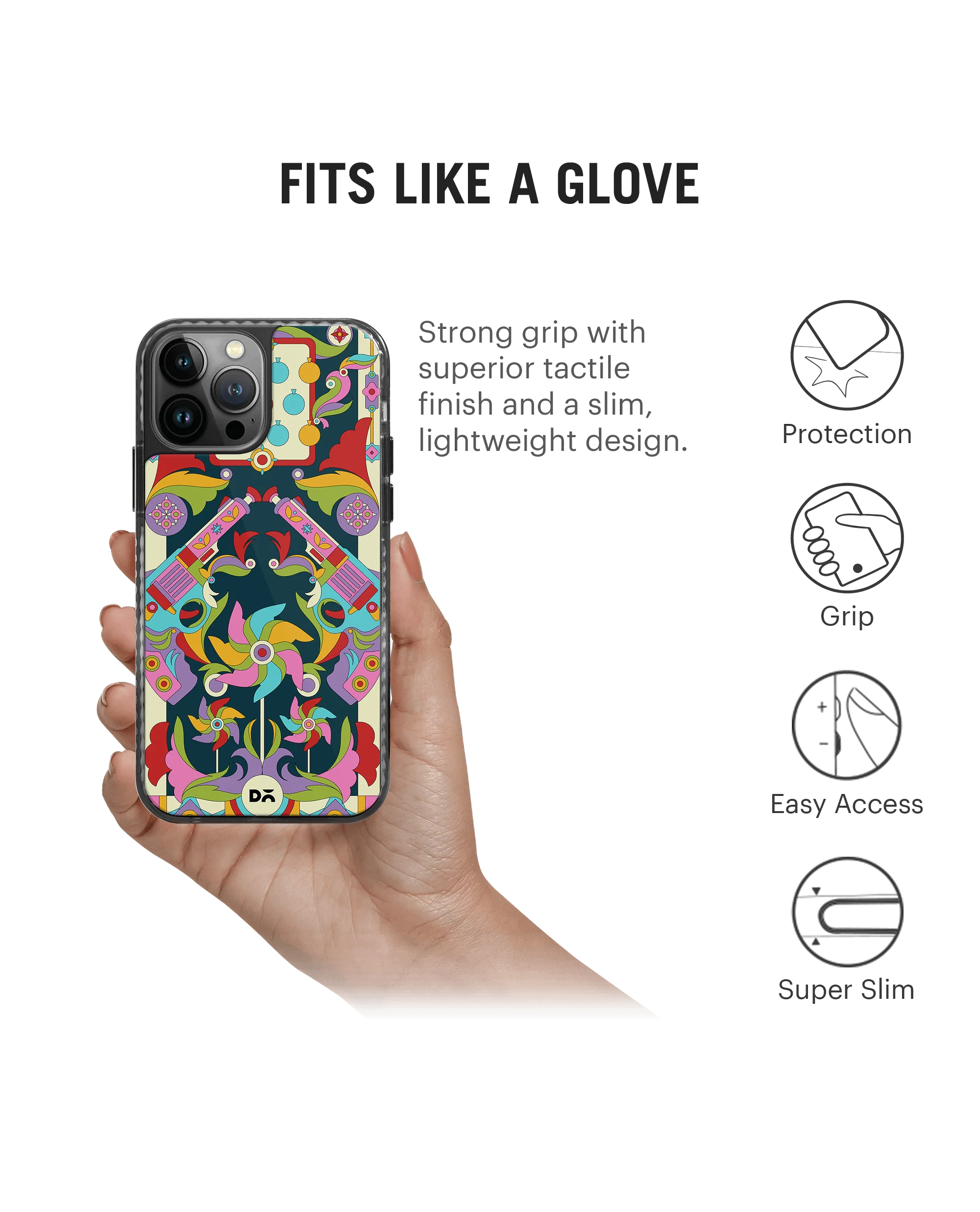DailyObjects Bandook Mela Stride 2.0 Case Cover For iPhone 13 Pro - Image 2