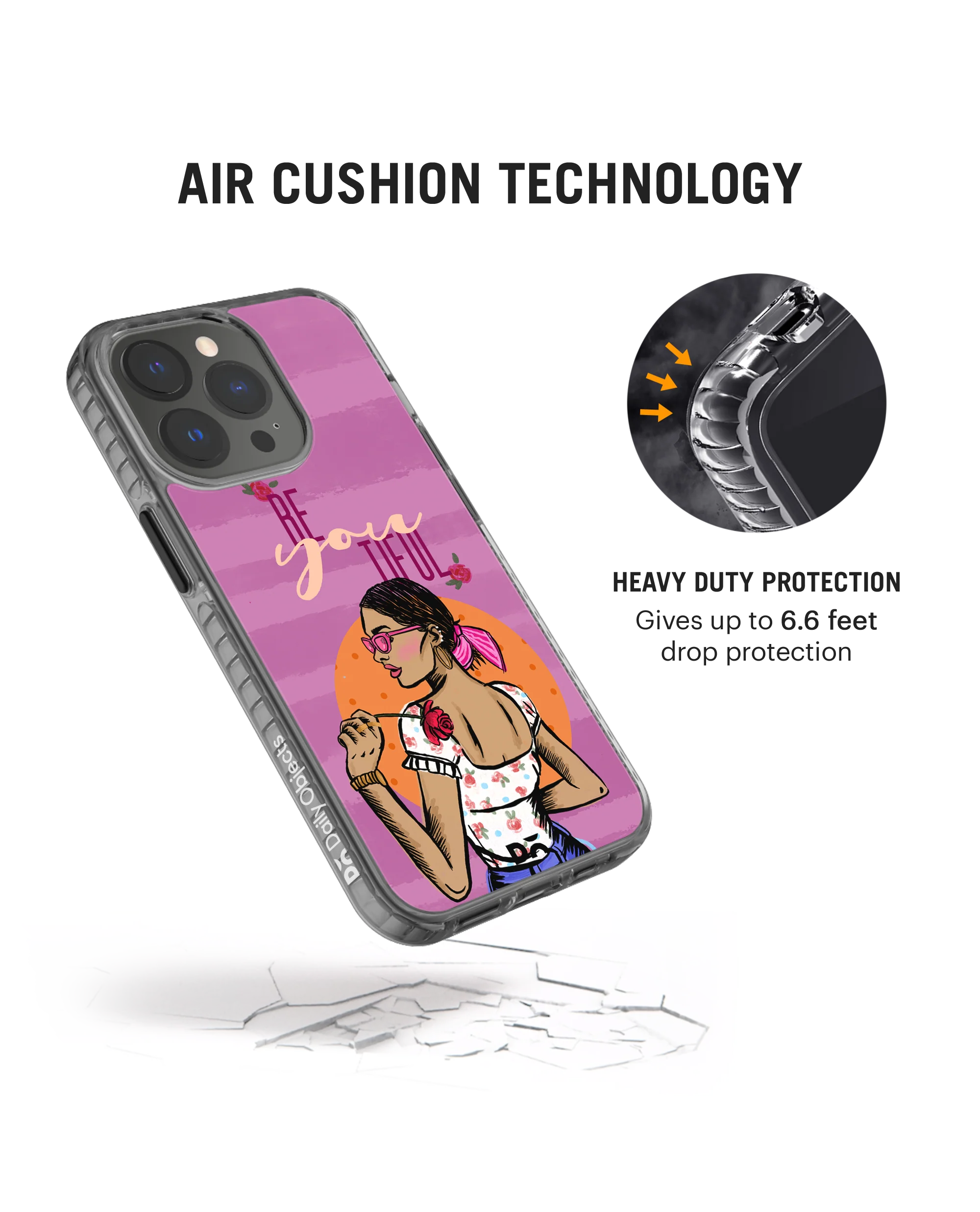 DailyObjects Be You Tiful Stride 2.0 Phone Case Cover For iPhone 15 Pro Max - Image 5