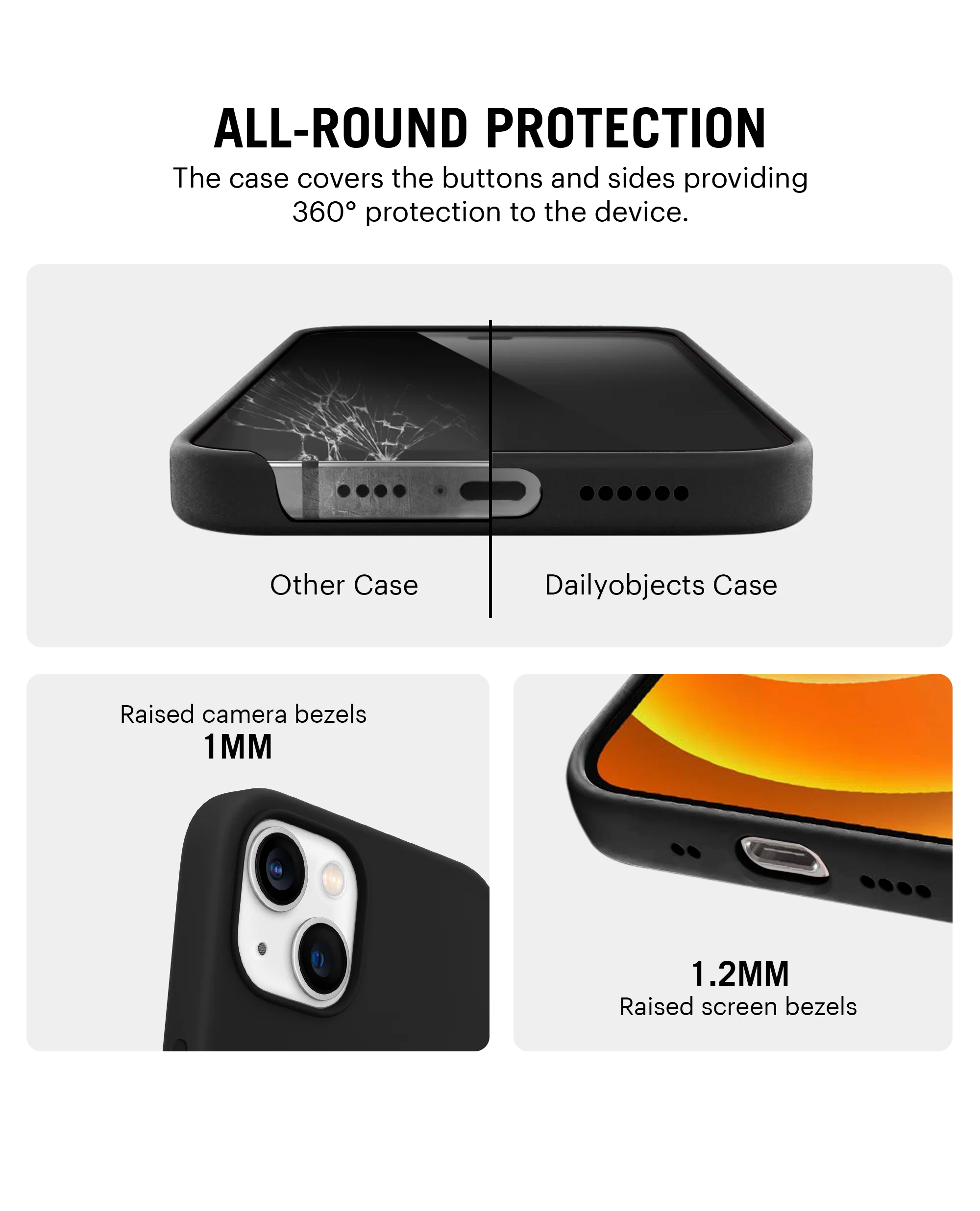 DailyObjects Black Flekt Silicone Phone Case Cover For iPhone 14 Plus - Image 4
