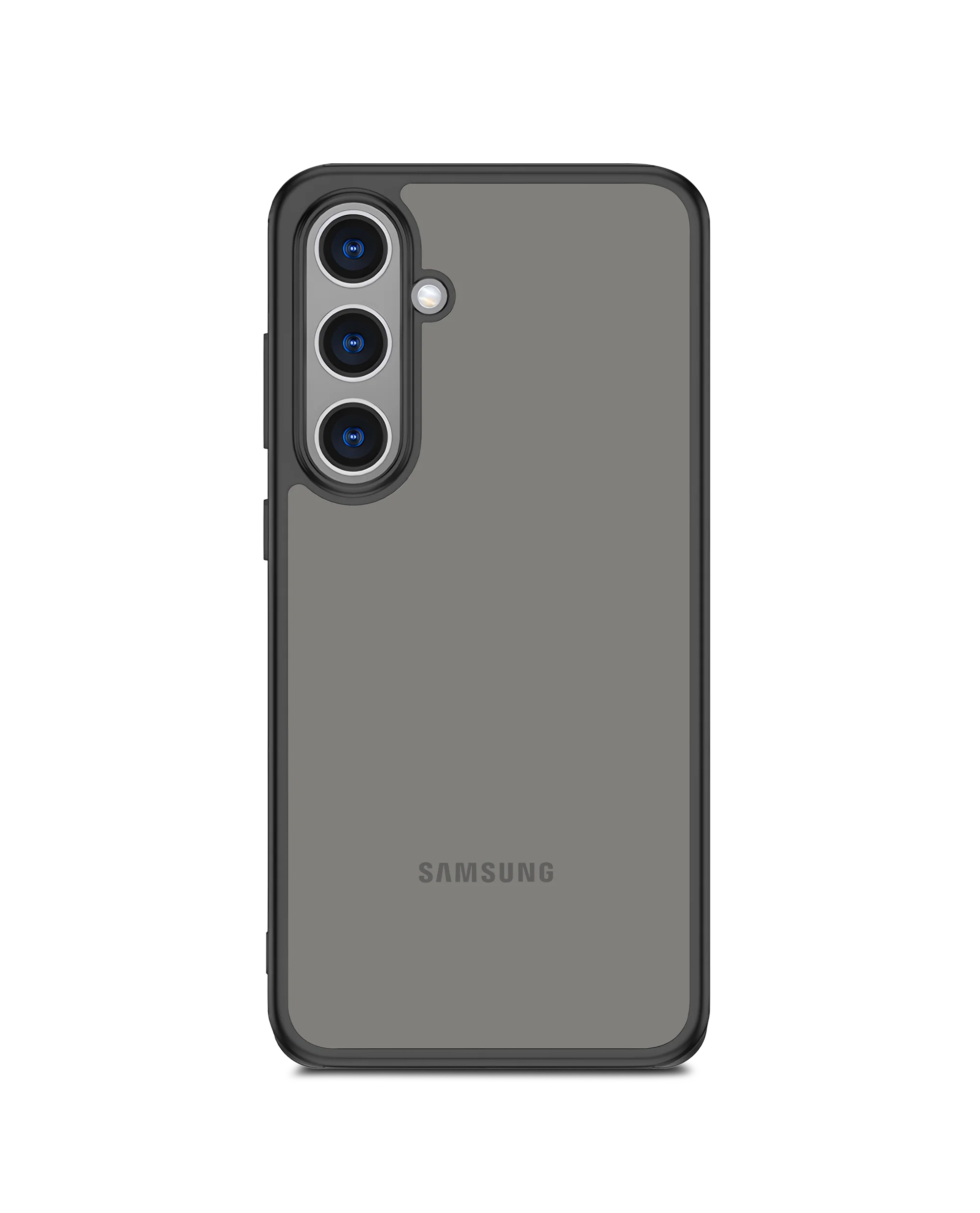 DailyObjects Black Frosted Clear Case Cover For Samsung Galaxy S25