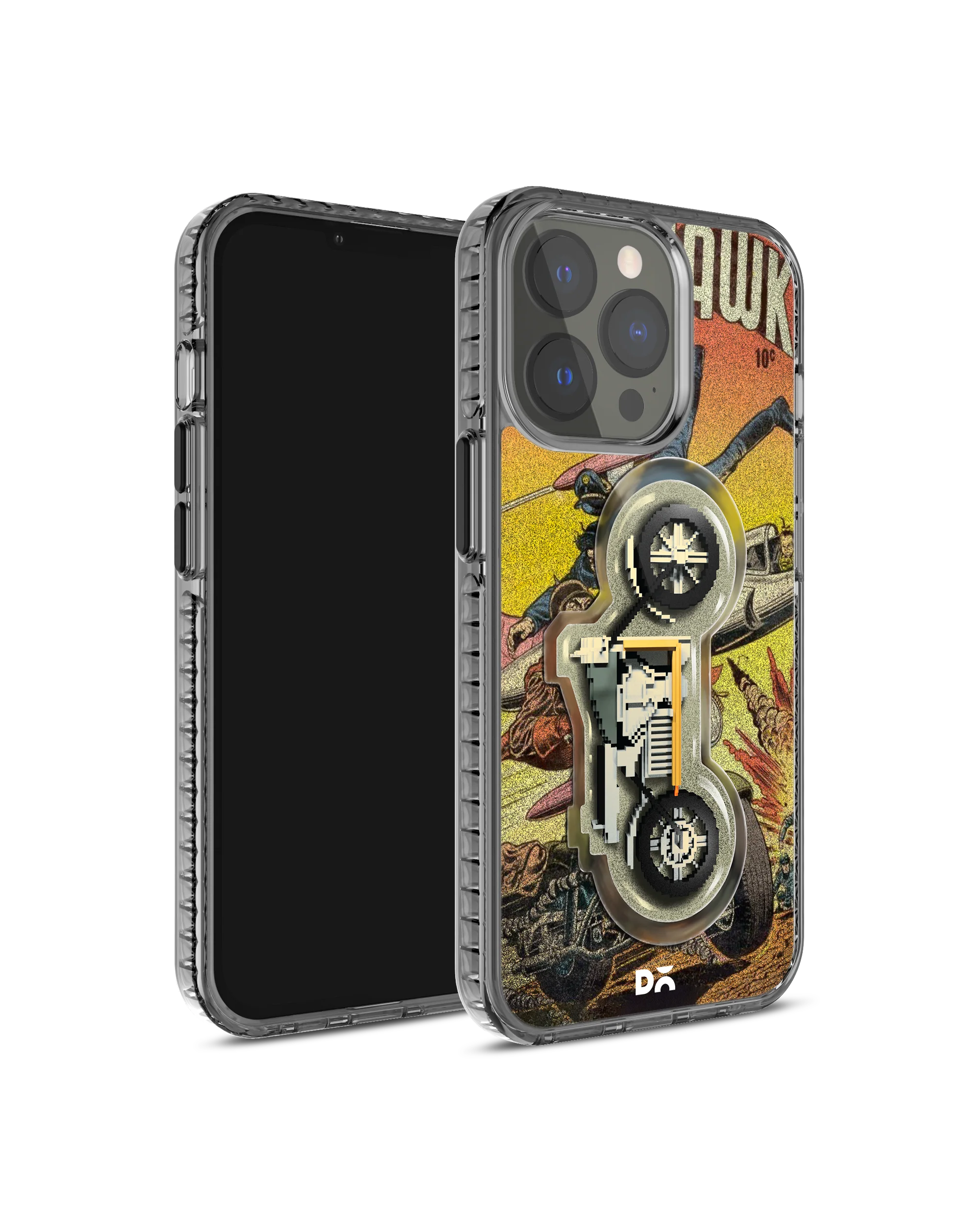 DailyObjects Black Hawk Stride 2.0 Phone Case Cover For iPhone 15 Pro - Image 3