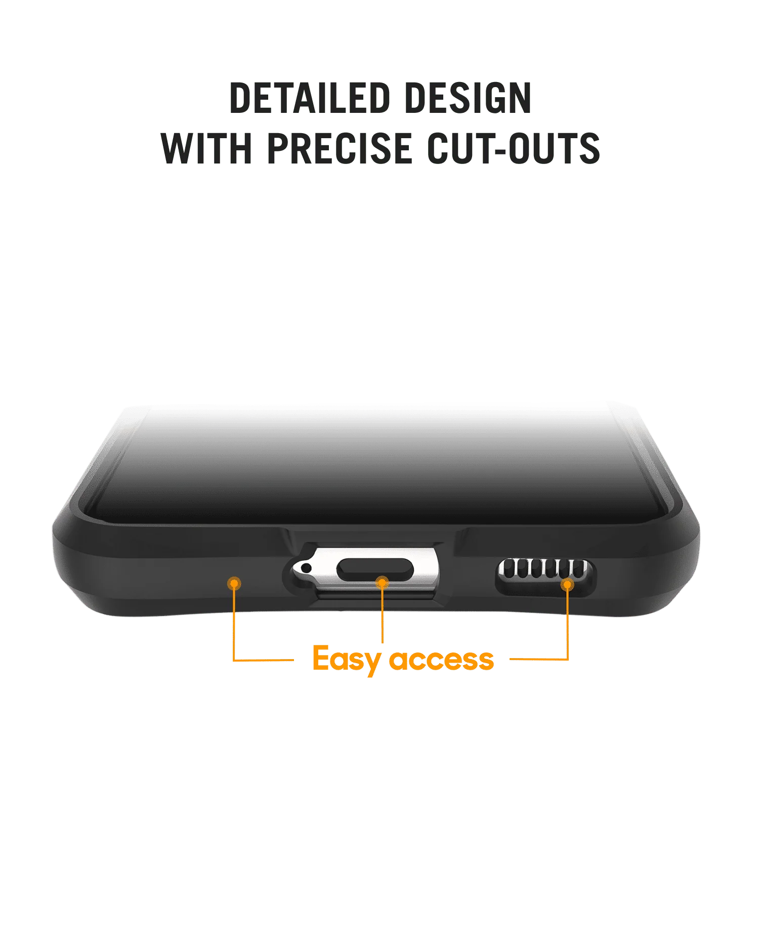 DailyObjects Black Hybrid Clear Case Cover for Samsung Galaxy S25 - Image 5