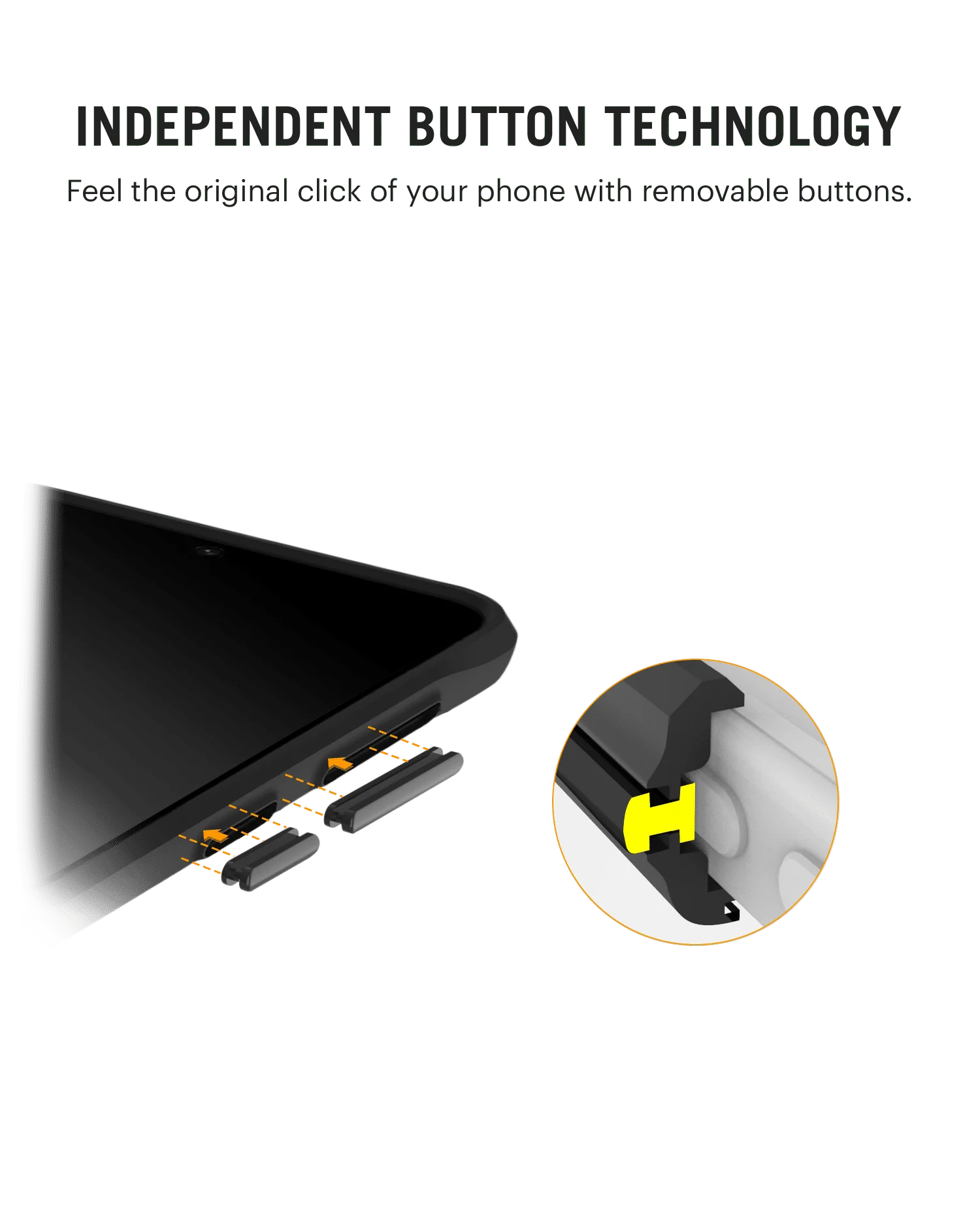 DailyObjects Black Hybrid Clear Case Cover for Samsung Galaxy S25 Ultra - Image 6