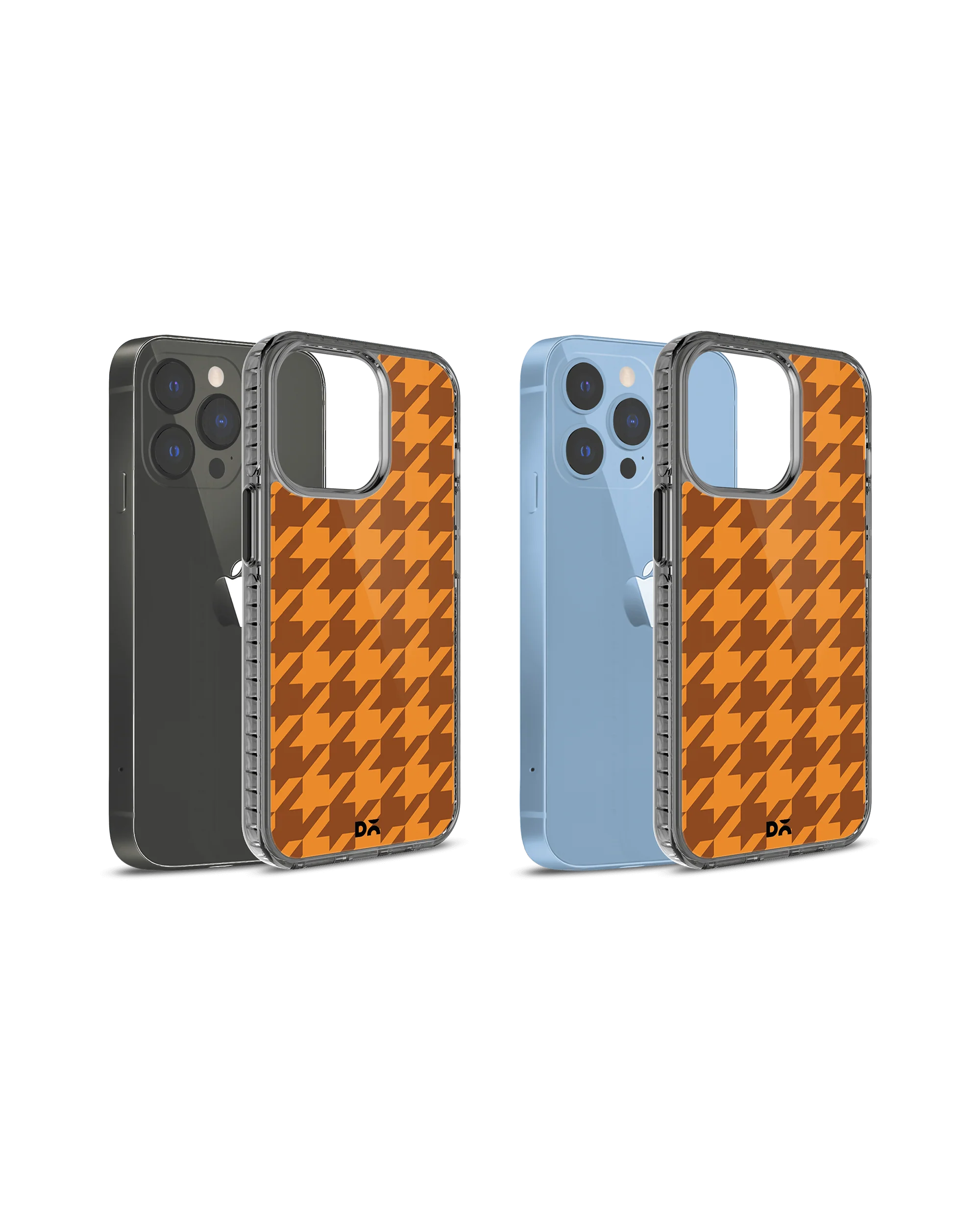DailyObjects Brown Houndstooth Stride 2.0 Case Cover For iPhone 13 Pro - Image 2