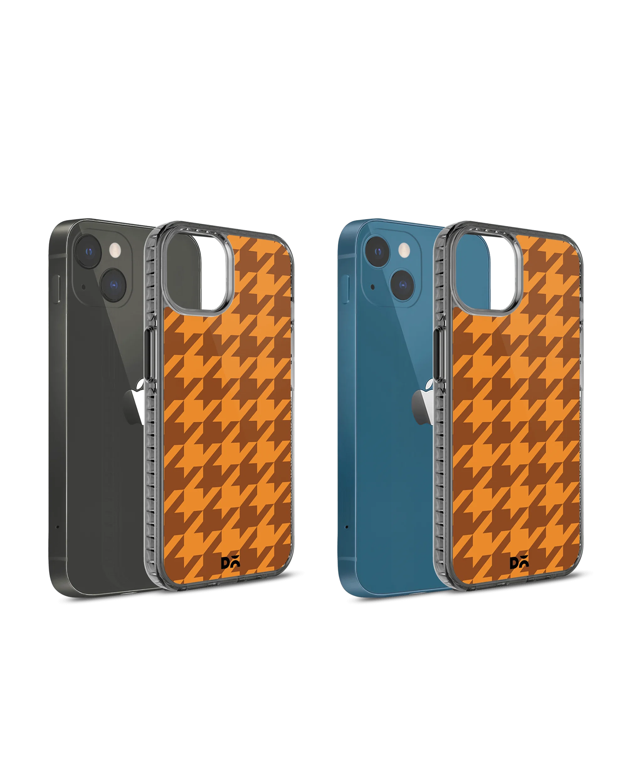 DailyObjects Brown Houndstooth Stride 2.0 Phone Case Cover For iPhone 14 Plus - Image 3