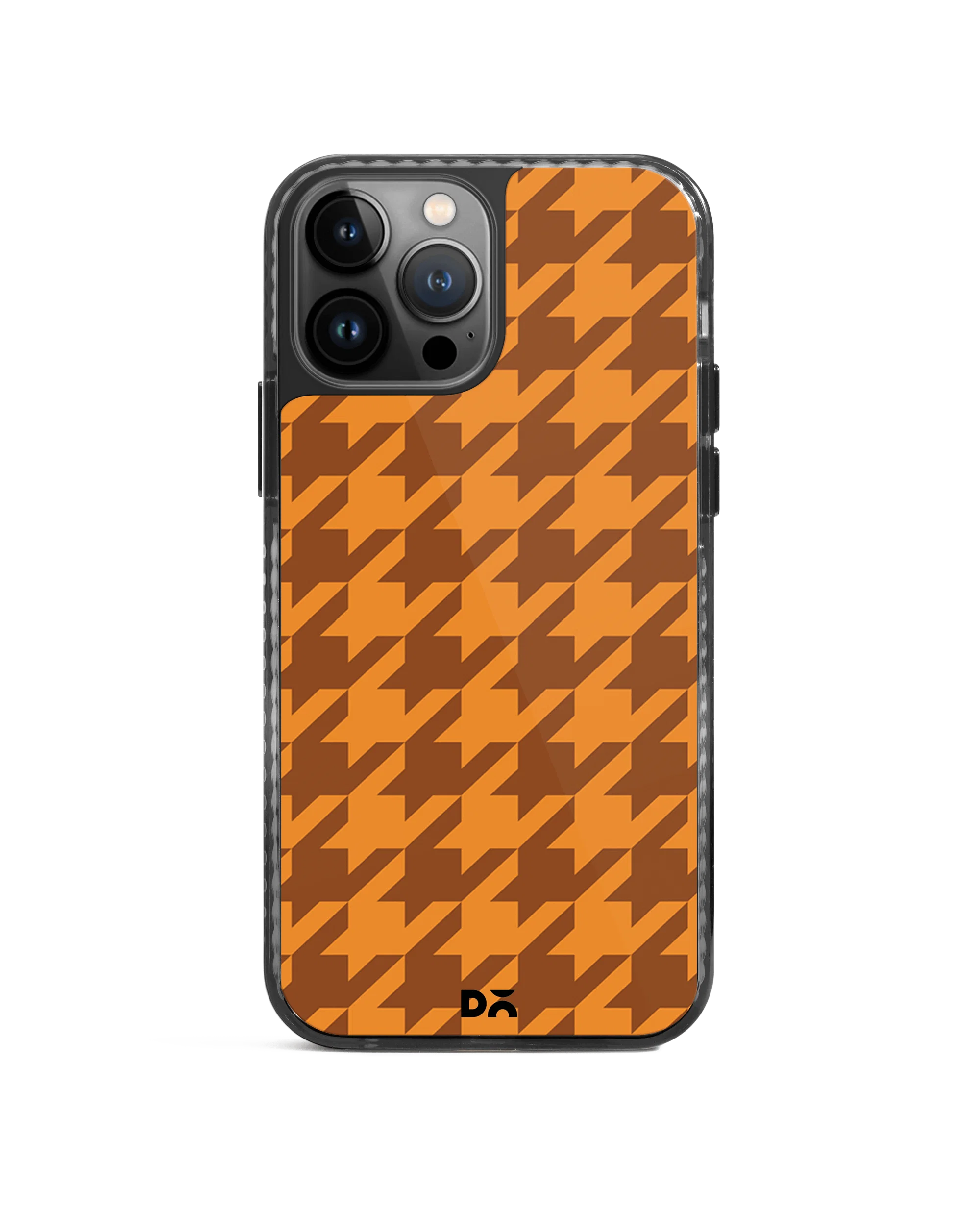 DailyObjects Brown Houndstooth Stride 2.0 Phone Case Cover For iPhone 14 Pro