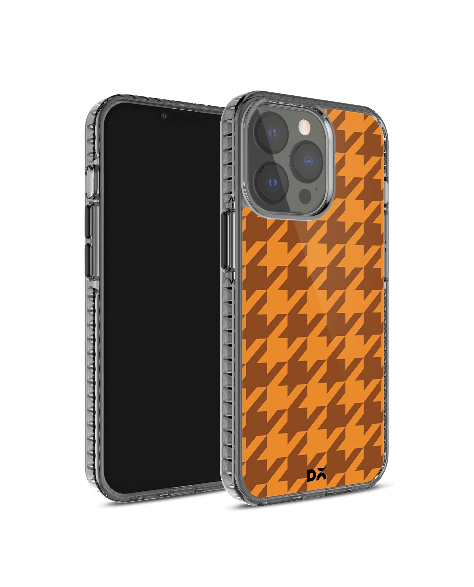 DailyObjects Brown Houndstooth Stride 2.0 Phone Case Cover For iPhone 14 Pro - Image 2