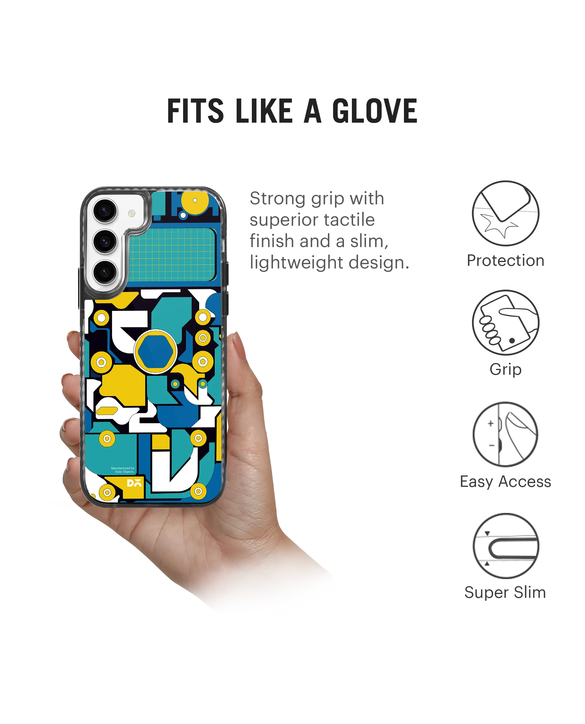 DailyObjects CalcuLator Stride 2.0 Case Cover For Samsung Galaxy S23 Plus - Image 5