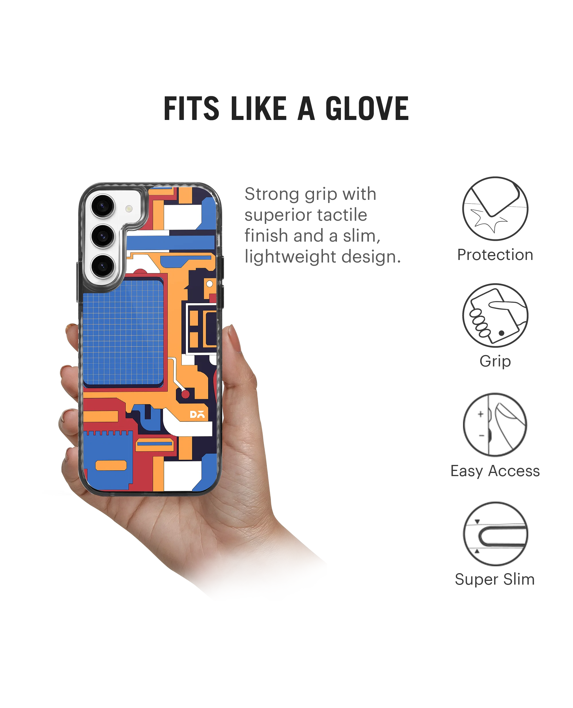 DailyObjects Cam-Era Stride 2.0 Case Cover For Samsung Galaxy S23 Plus - Image 5