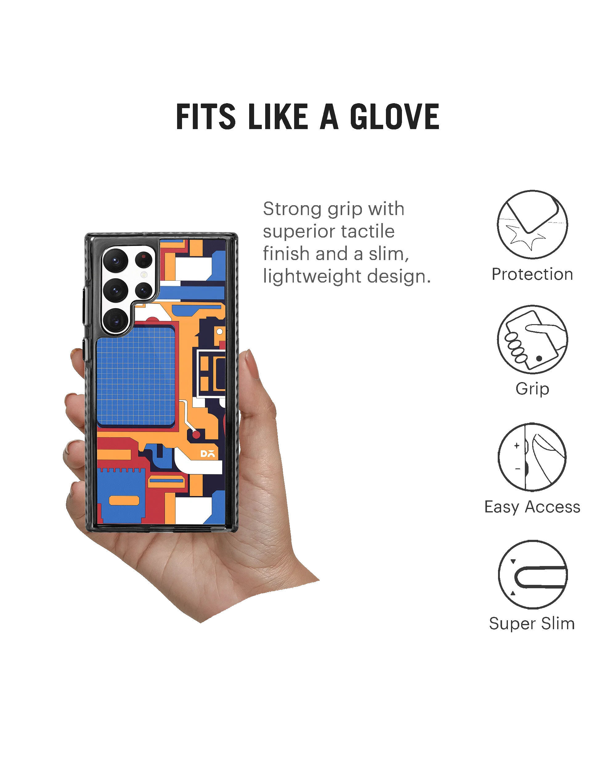 DailyObjects Cam-Era Stride 2.0 Case Cover For Samsung Galaxy S23 Ultra - Image 5