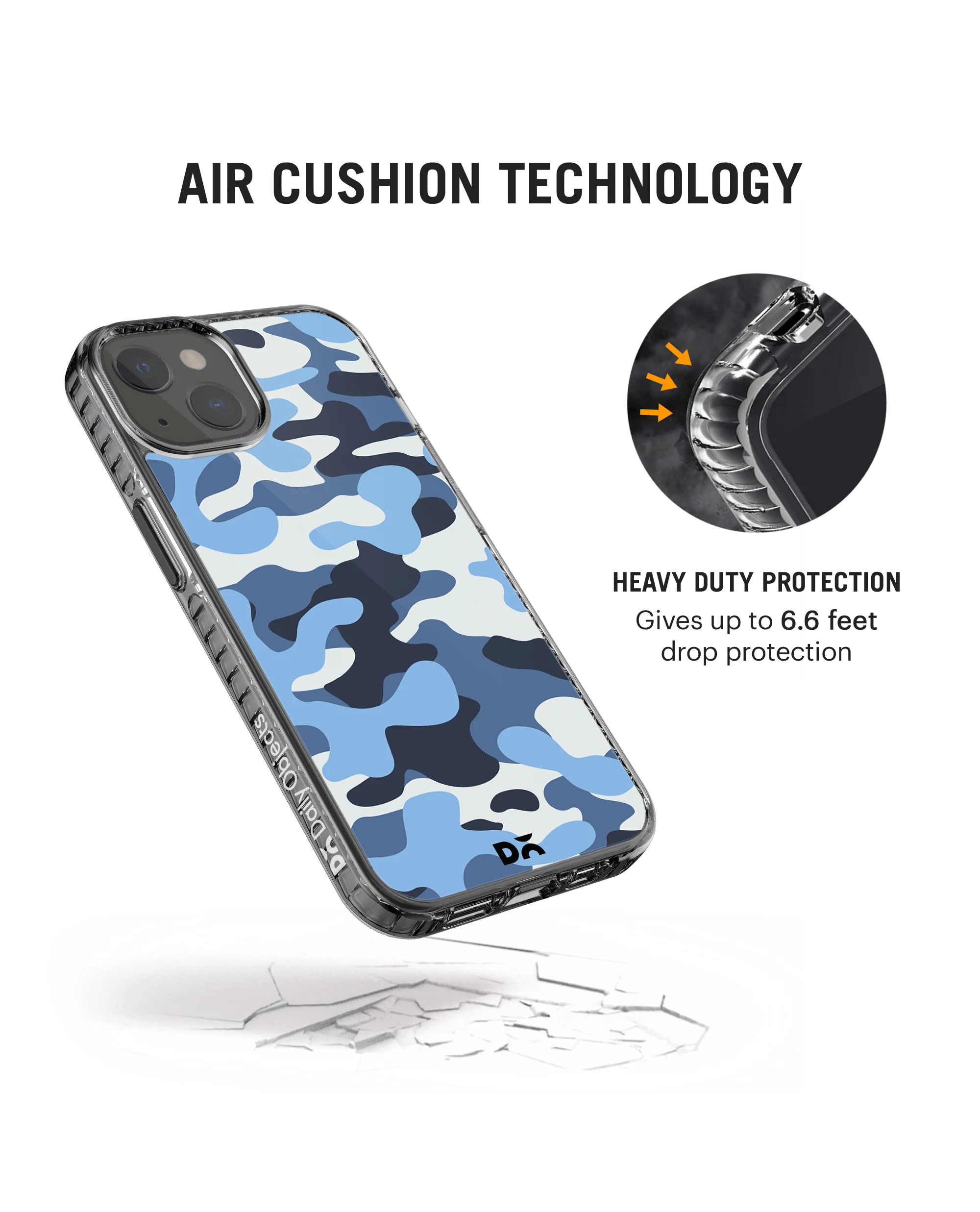 DailyObjects Camouflage Aquatic Stride 2.0 Phone Case Cover For iPhone 14 - Image 2