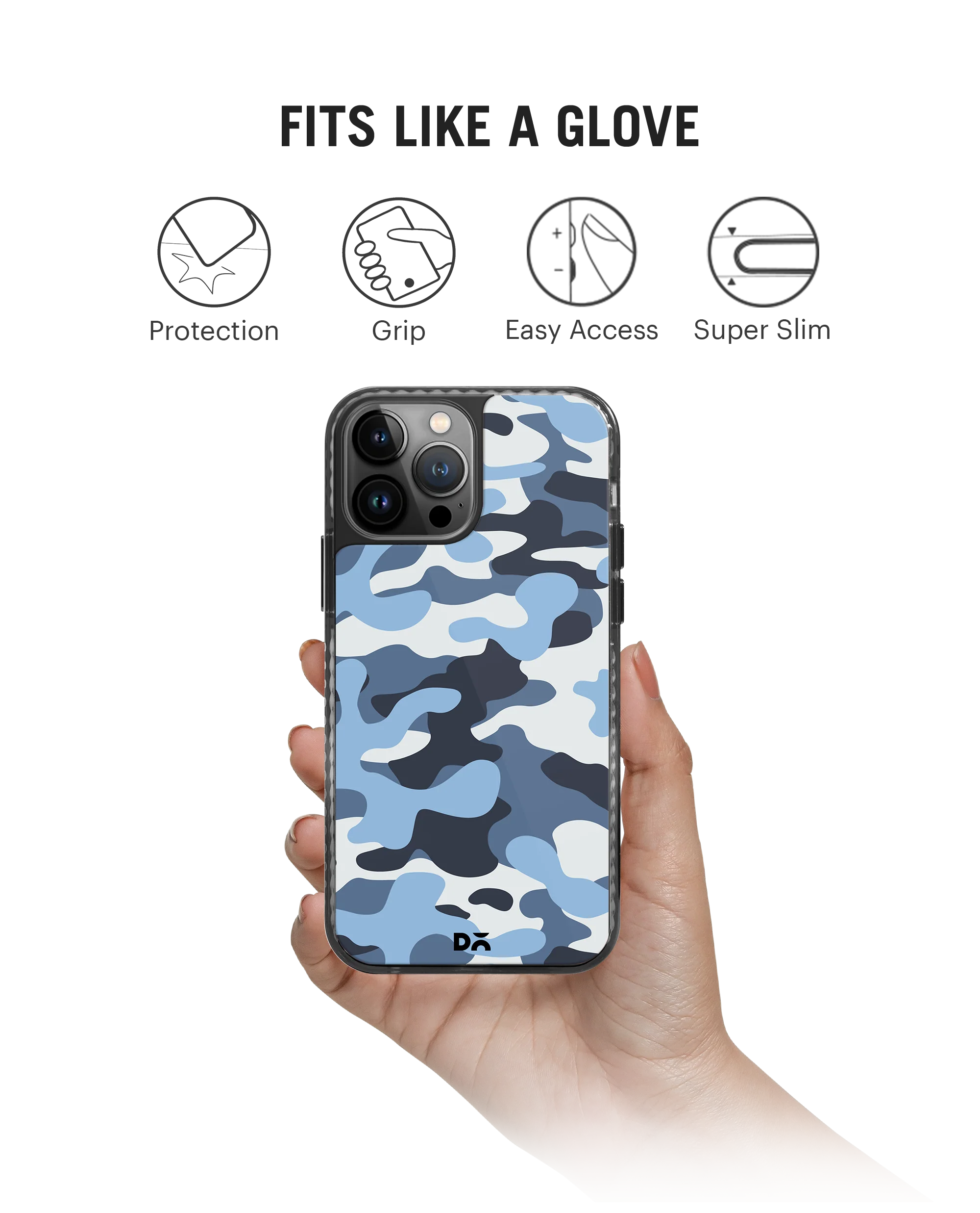 DailyObjects Camouflage Aquatic Stride 2.0 Phone Case Cover For iPhone 15 Pro Max - Image 2