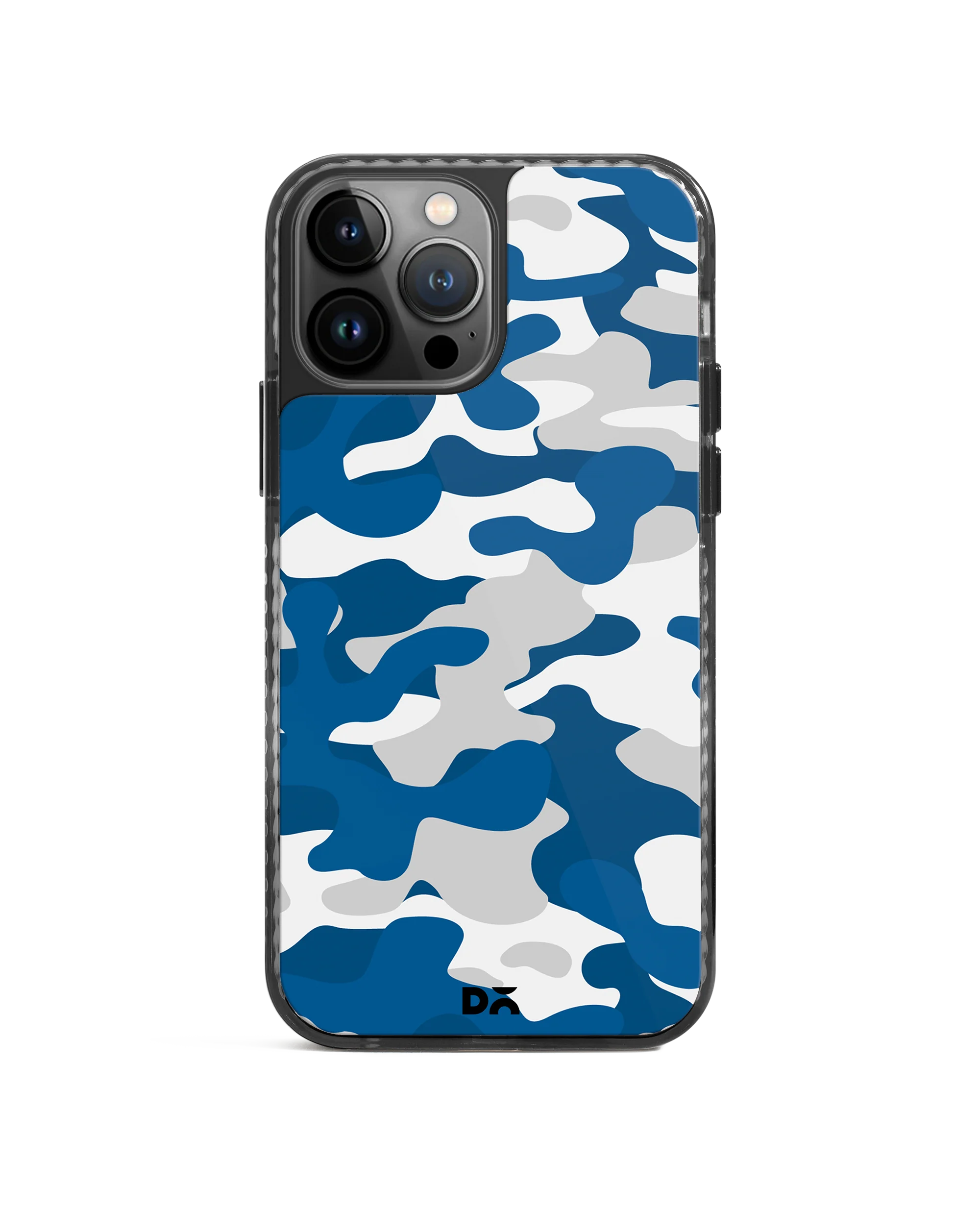 DailyObjects Camouflage Blue Stride 2.0 Phone Case Cover For iPhone 15 Pro Max