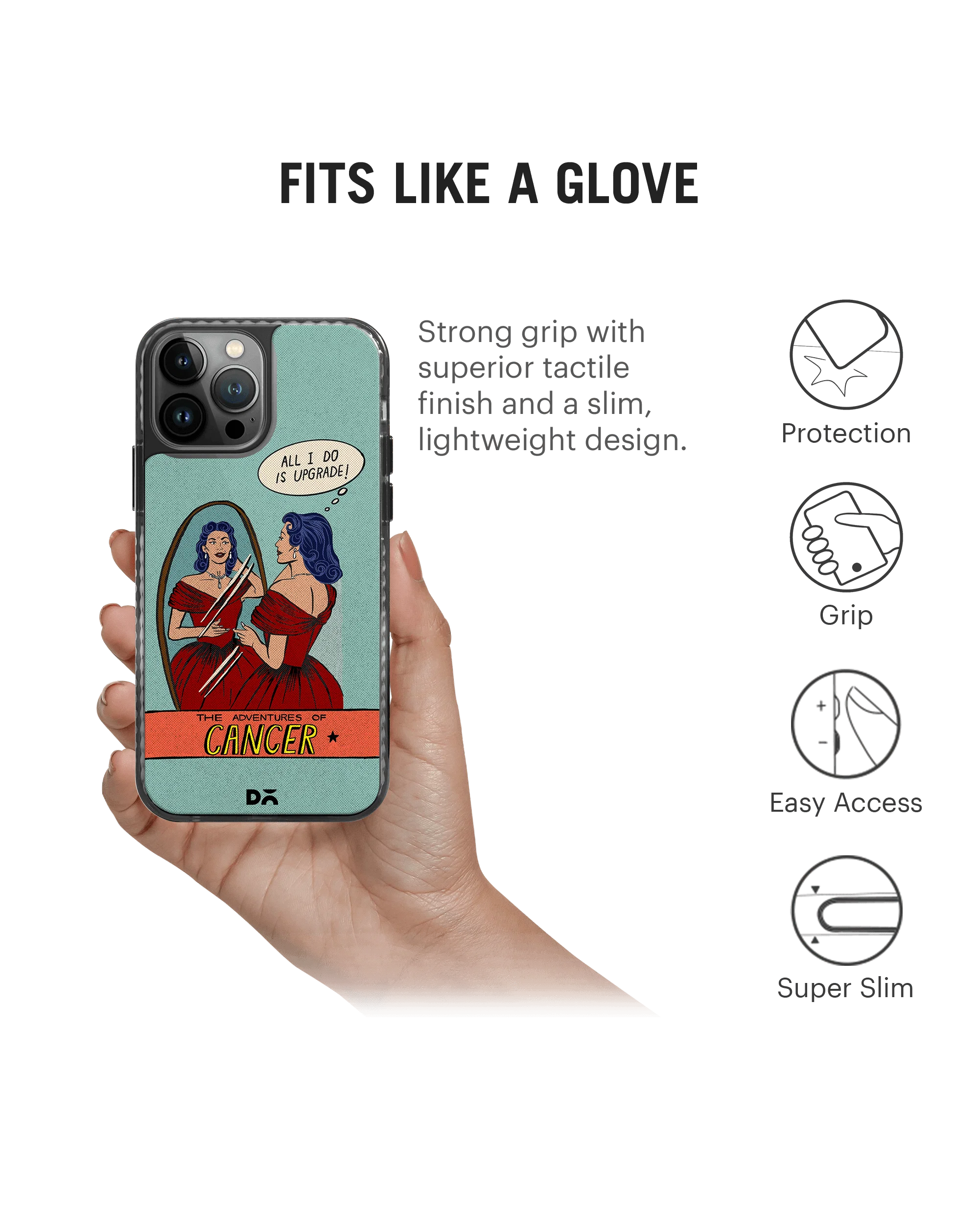 DailyObjects Cancer Stride 2.0 Phone Case Cover For iPhone 14 Pro - Image 2
