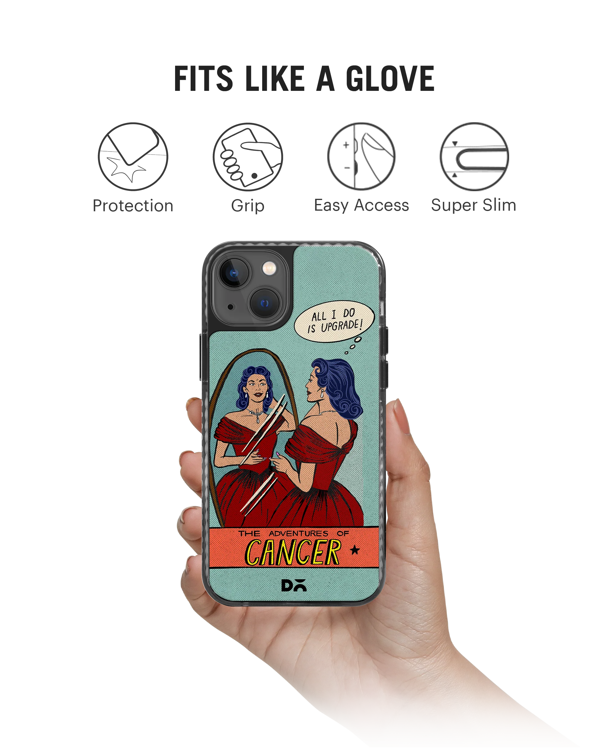 DailyObjects Cancer Stride 2.0 Phone Case Cover For iPhone 15 Plus - Image 2