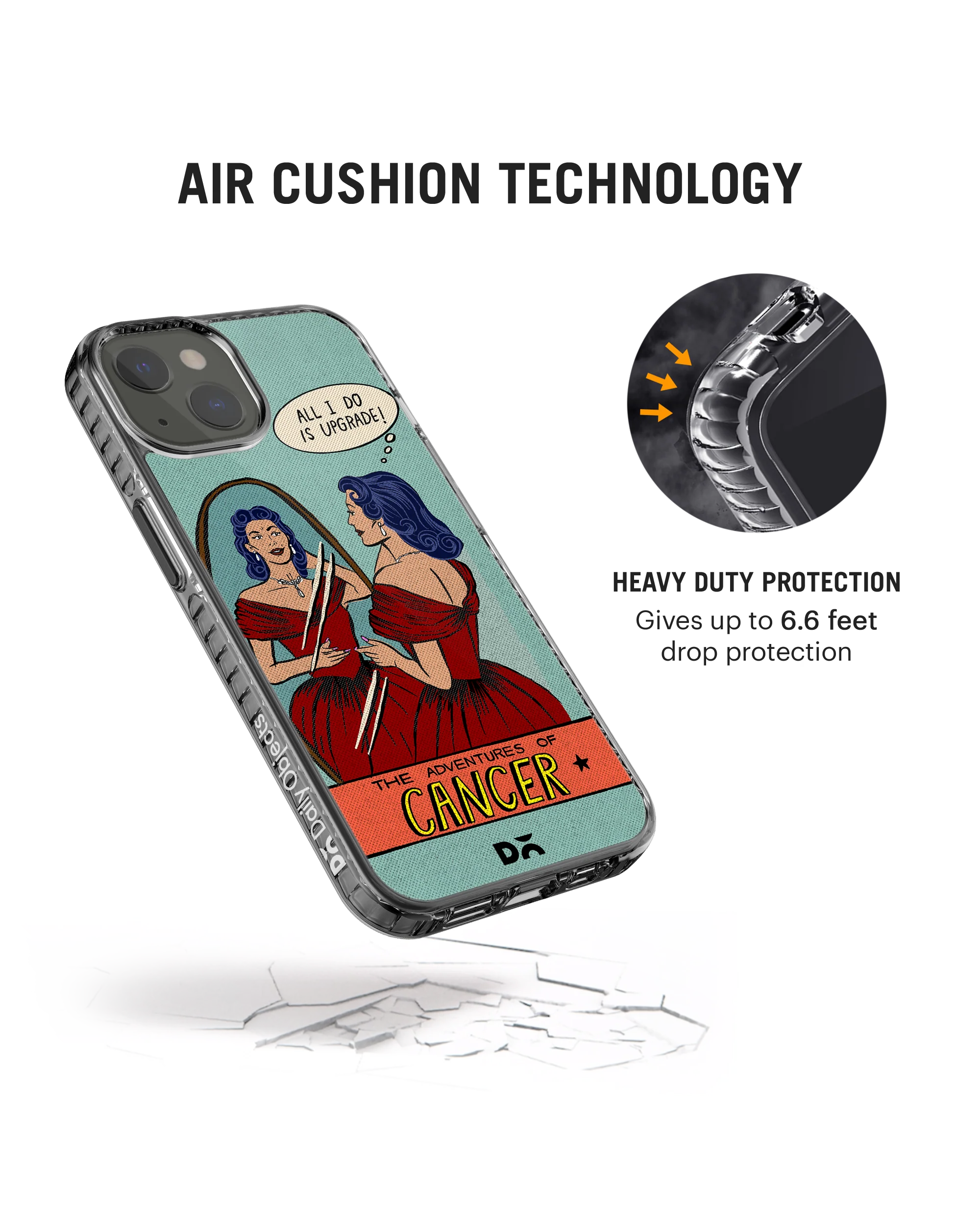 DailyObjects Cancer Stride 2.0 Phone Case Cover For iPhone 15 Plus - Image 6