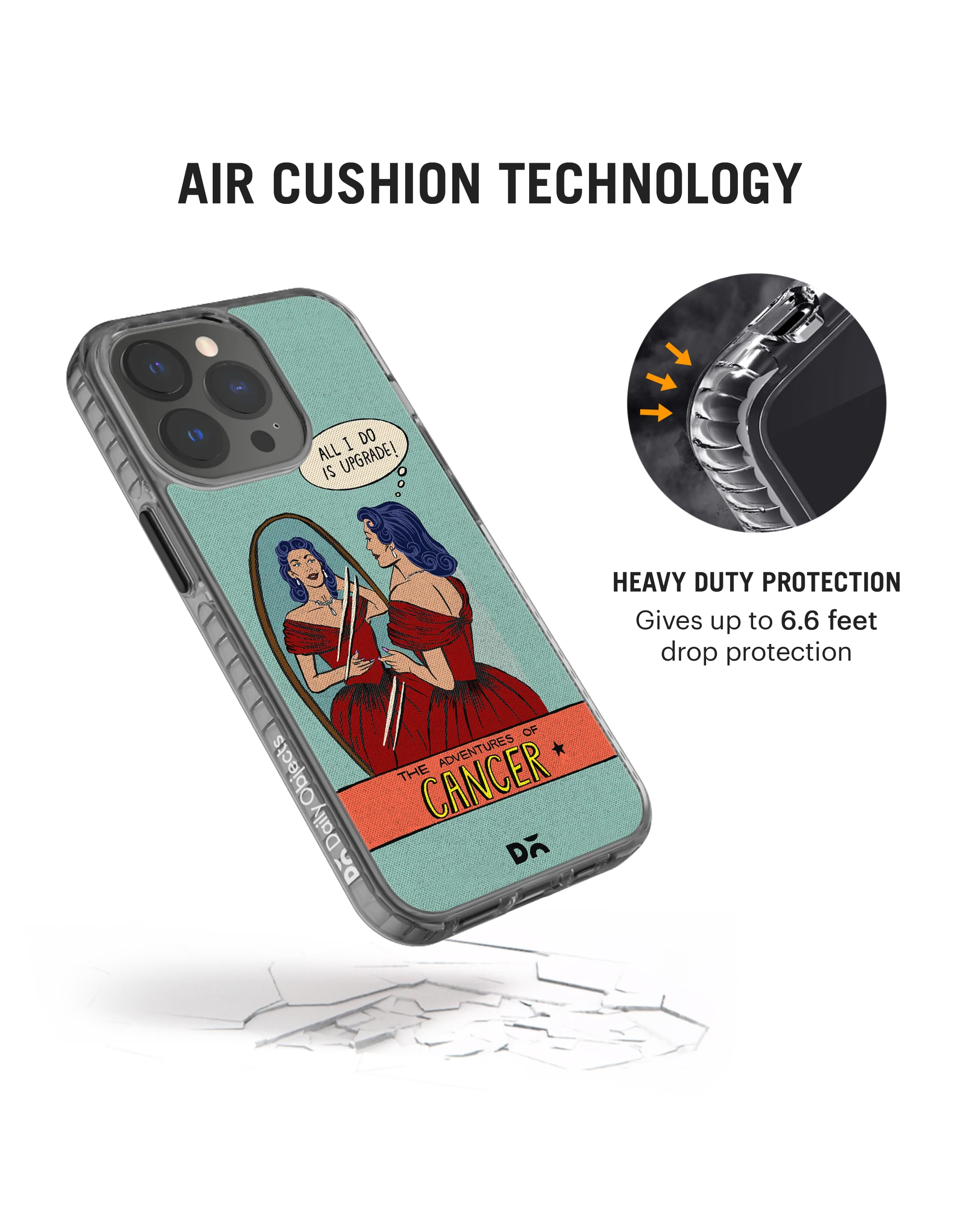 DailyObjects Cancer Stride 2.0 Phone Case Cover For iPhone 15 Pro Max - Image 5