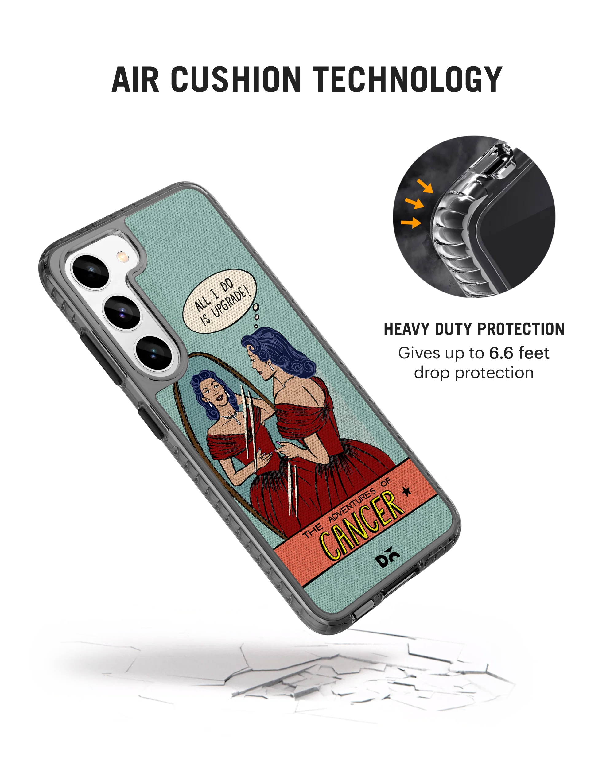 DailyObjects Cancer Stride 2.0 Case Cover For Samsung Galaxy S23 Plus - Image 2