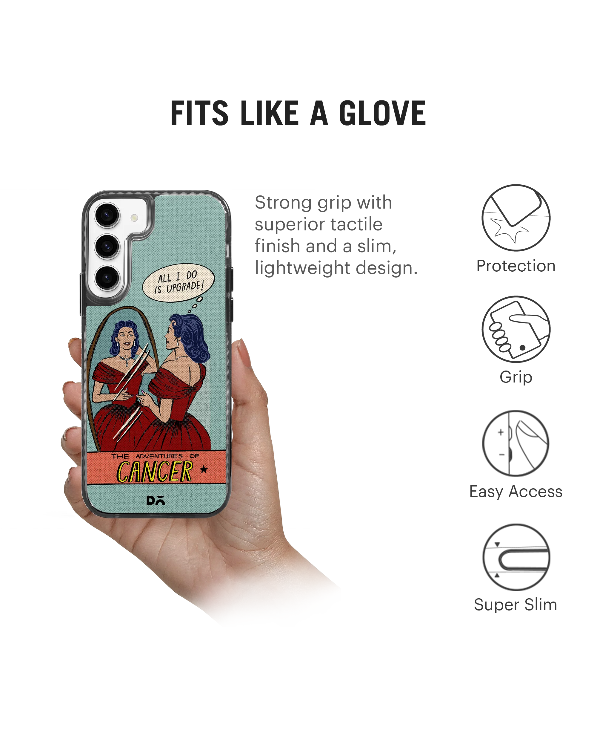 DailyObjects Cancer Stride 2.0 Case Cover For Samsung Galaxy S23 Plus - Image 5