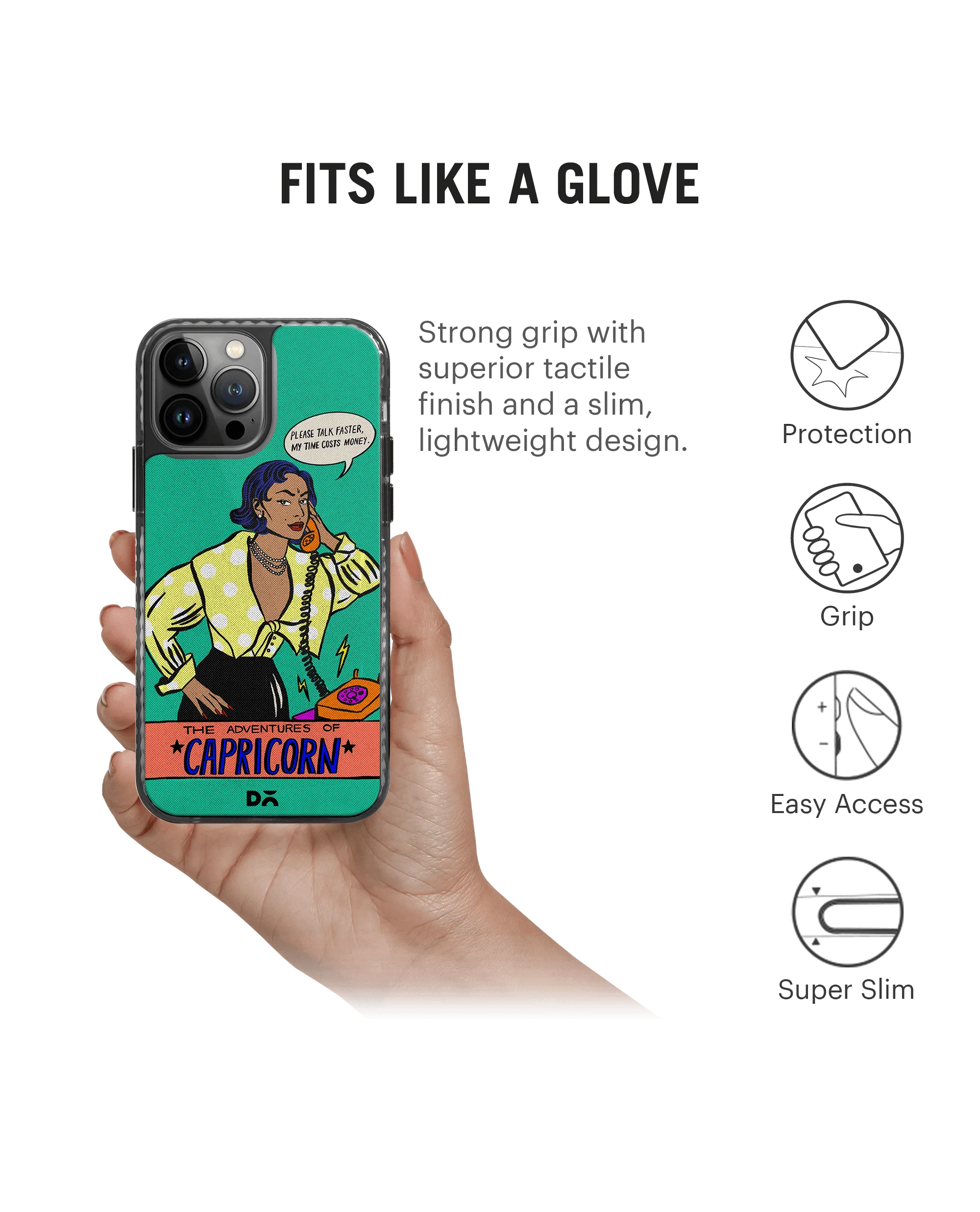 DailyObjects Capricorn Stride 2.0 Phone Case Cover For iPhone 14 Pro Max - Image 2