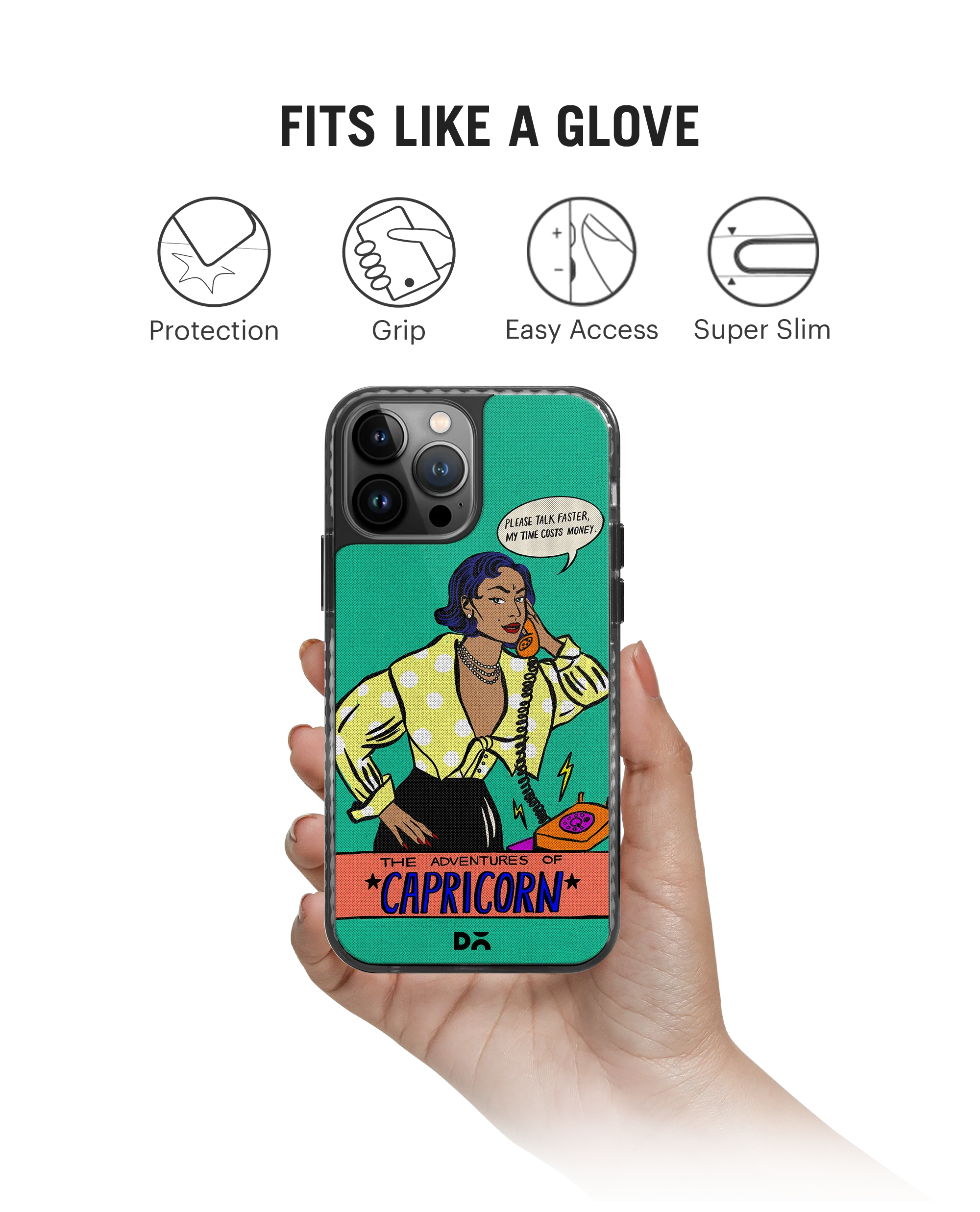 DailyObjects Capricorn Stride 2.0 Phone Case Cover For iPhone 15 Pro - Image 2