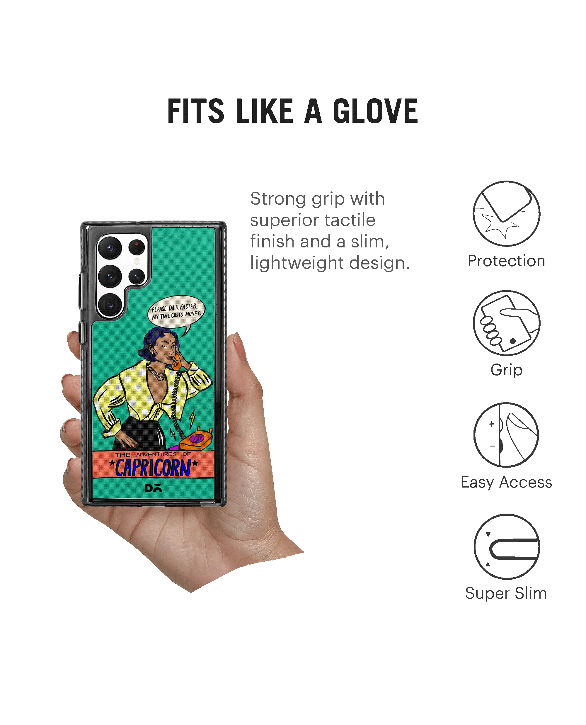 DailyObjects Capricorn Stride 2.0 Case Cover For Samsung Galaxy S23 Ultra - Image 5