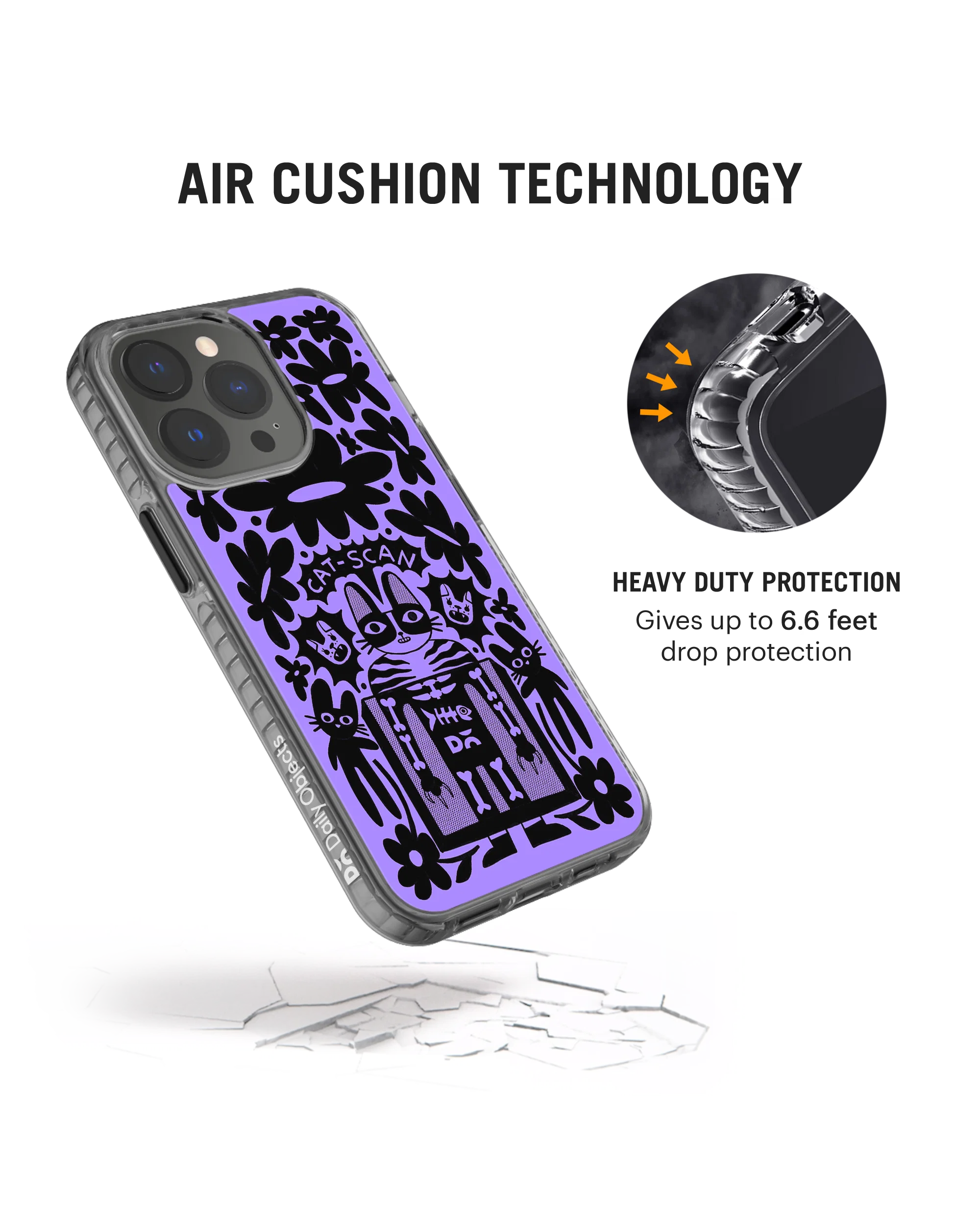 DailyObjects Cat Scan Stride 2.0 Phone Case Cover For iPhone 14 Pro Max - Image 5
