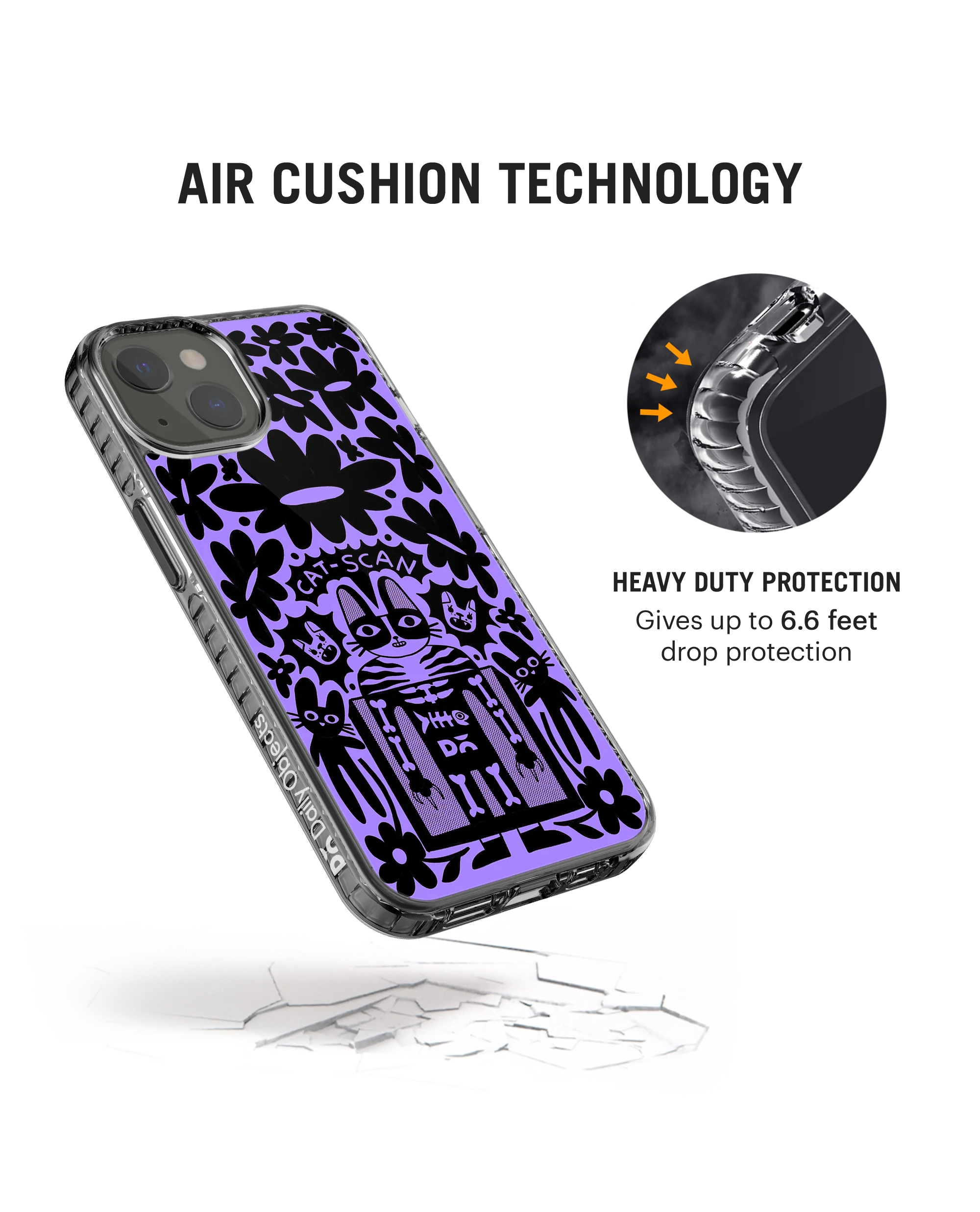 DailyObjects Cat Scan Stride 2.0 Phone Case Cover For iPhone 15 Plus - Image 6