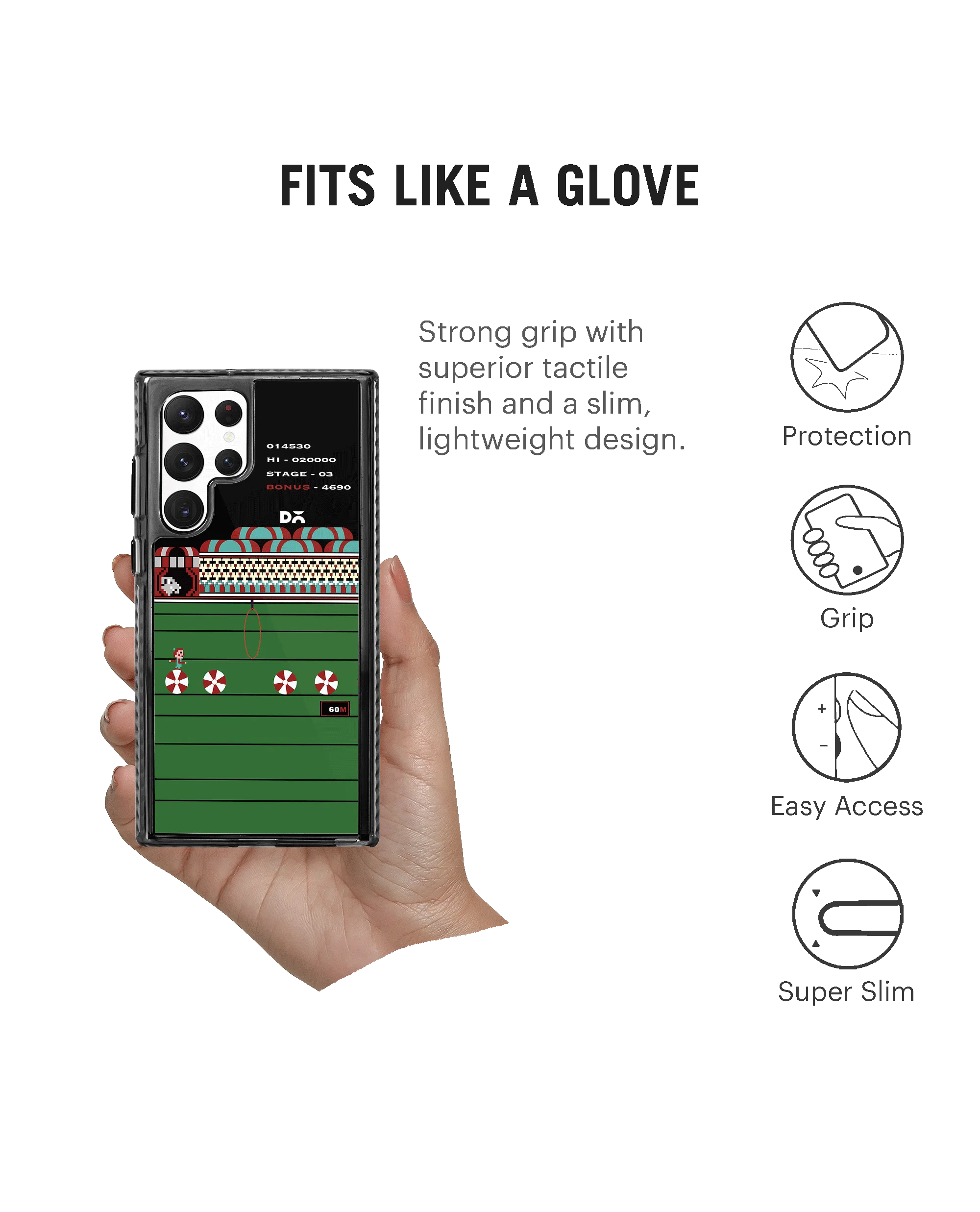 DailyObjects Circules Stride 2.0 Case Cover For Samsung Galaxy S23 Ultra - Image 5