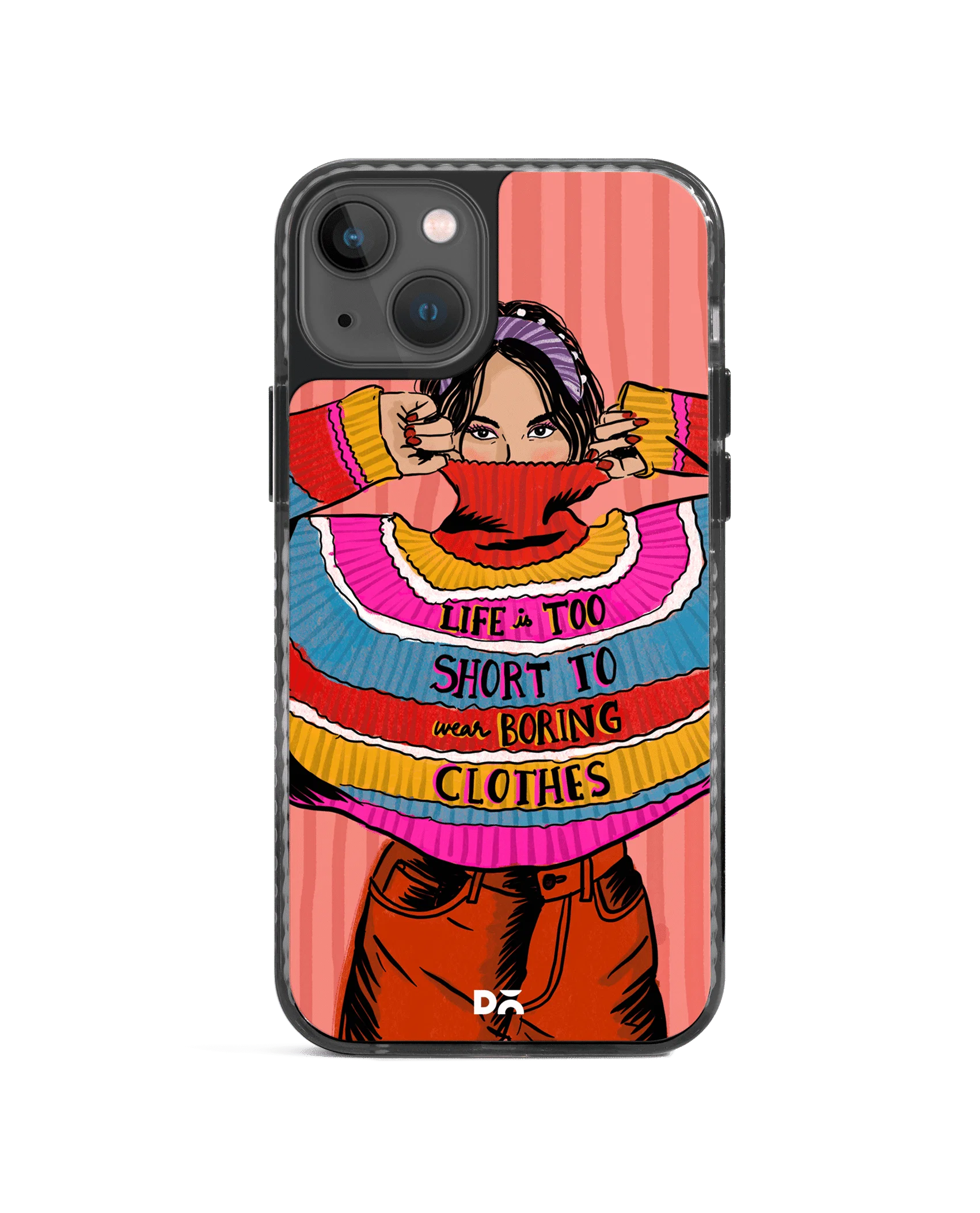 DailyObjects Colourblock Jumper Stride 2.0 Phone Case Cover For iPhone 14