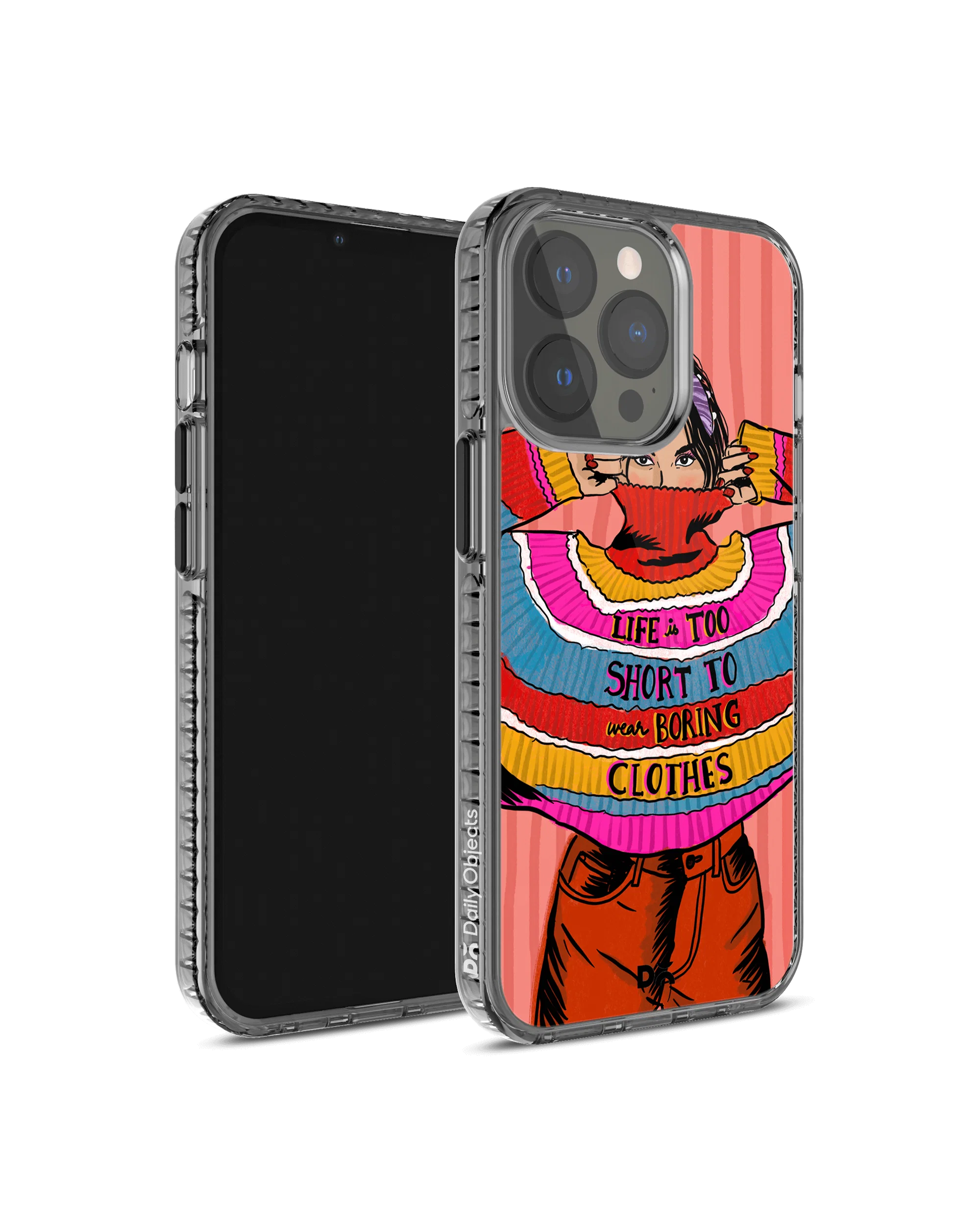DailyObjects Colourblock Jumper Stride 2.0 Phone Case Cover For iPhone 14 Pro Max - Image 3