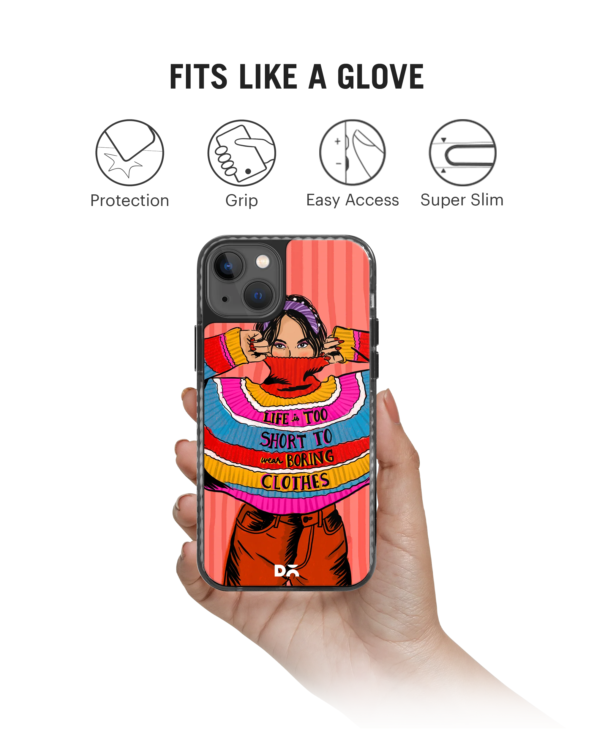 DailyObjects Colourblock Jumper Stride 2.0 Phone Case Cover For iPhone 15 Plus - Image 2