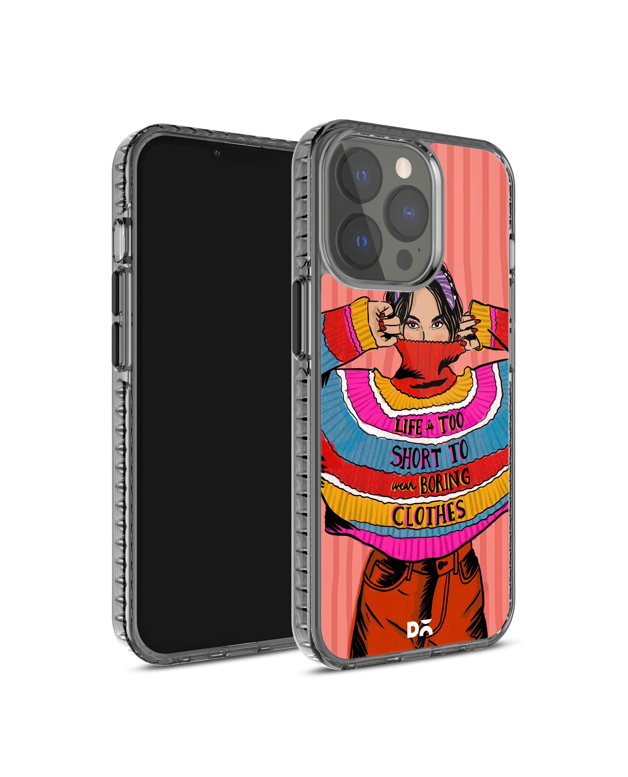 DailyObjects Colourblock Jumper Stride 2.0 Phone Case Cover For iPhone 15 Pro - Image 3