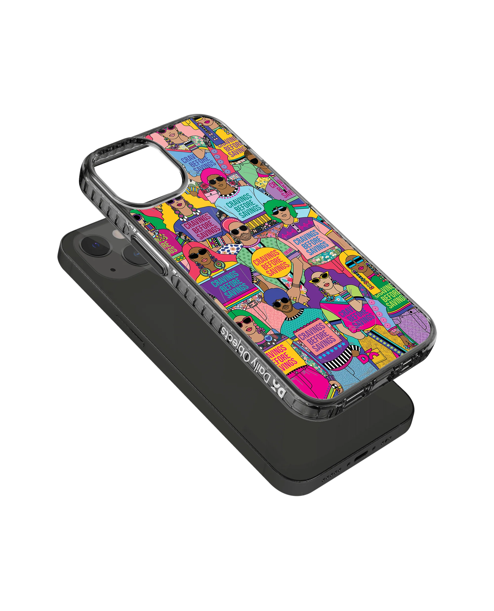 DailyObjects Cravings Before Savings Stride 2.0 Case Cover For iPhone 13 - Image 4