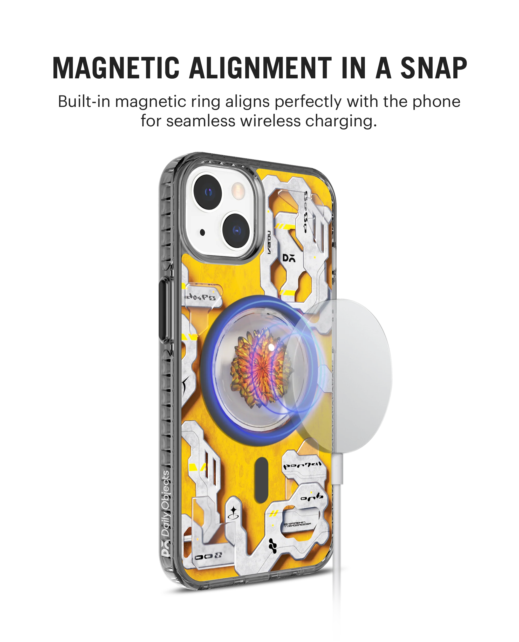 DailyObjects Cronus Stride 2.0 Clear MagSafe Phone Case Cover For iPhone 15 - Image 2