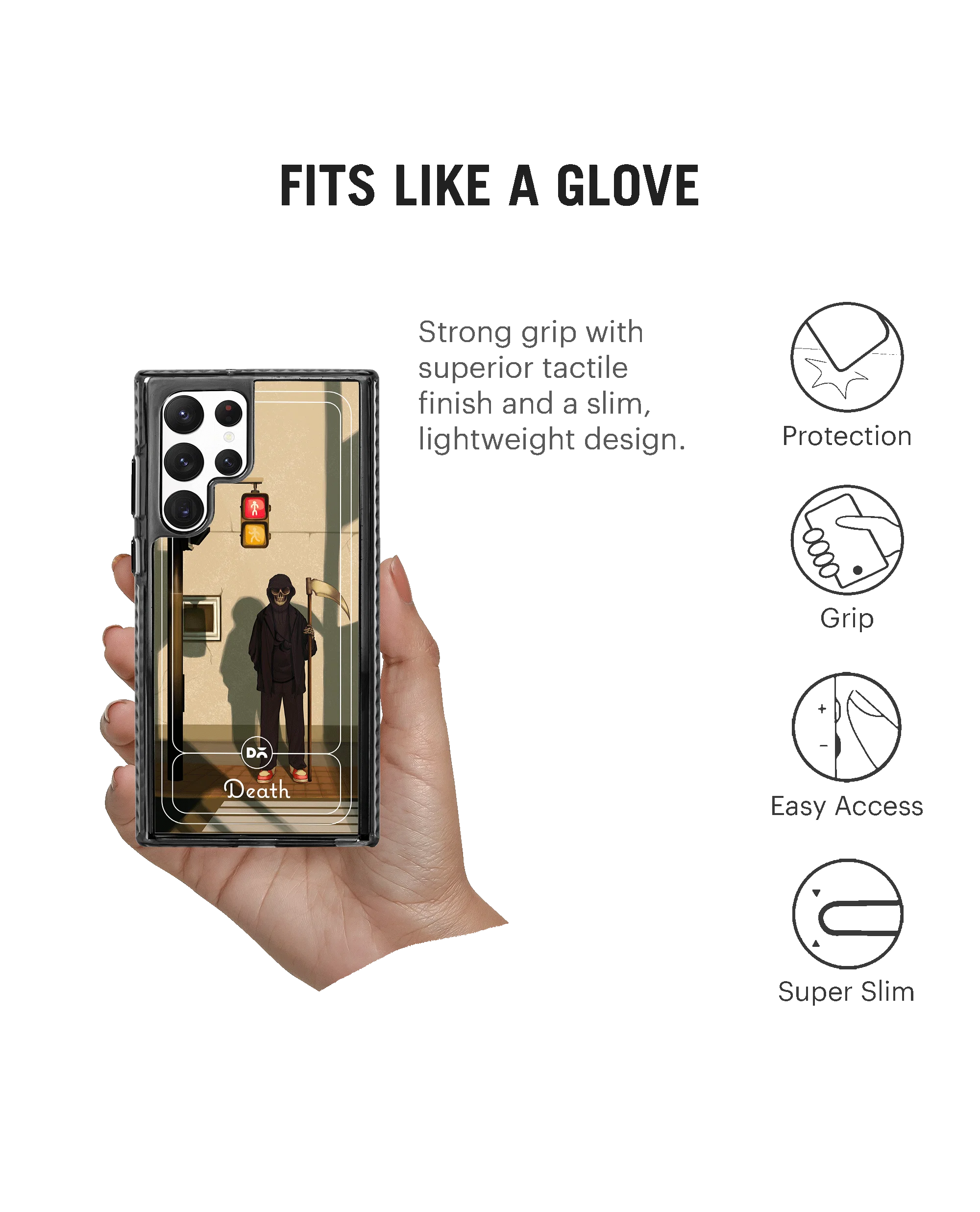 DailyObjects Death Stride 2.0 Case Cover For Samsung Galaxy S23 Ultra - Image 5