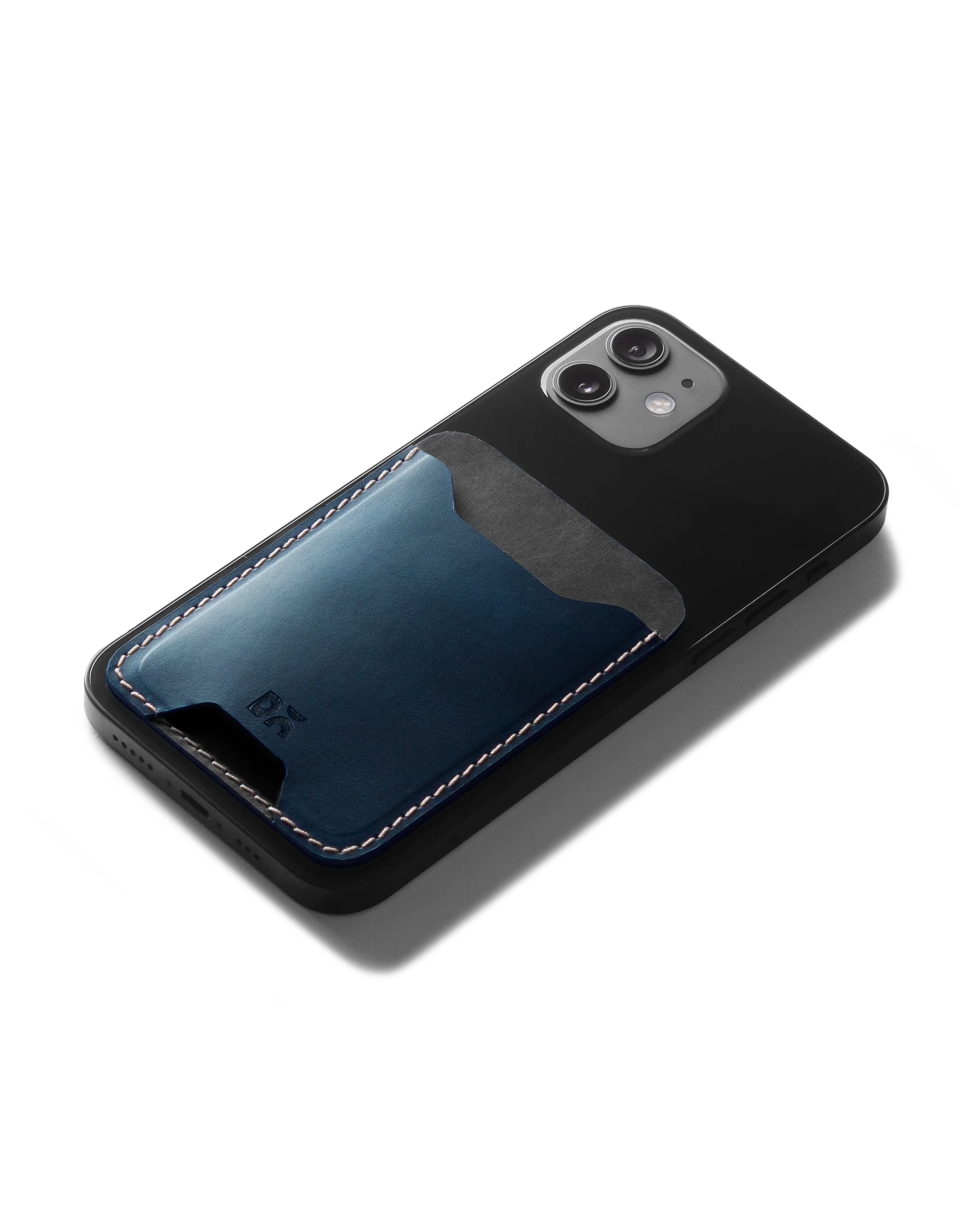 Deep Navy CardSafe Leather Phone Wallet - Image 4