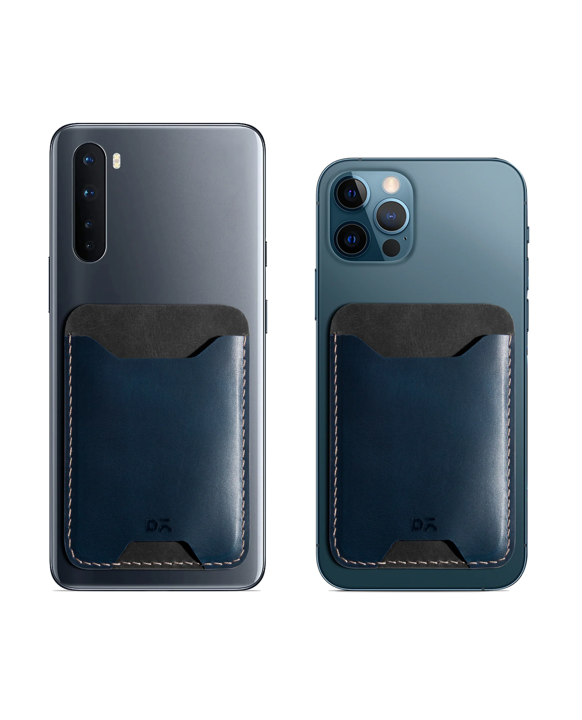 Deep Navy CardSafe Leather Phone Wallet - Image 5