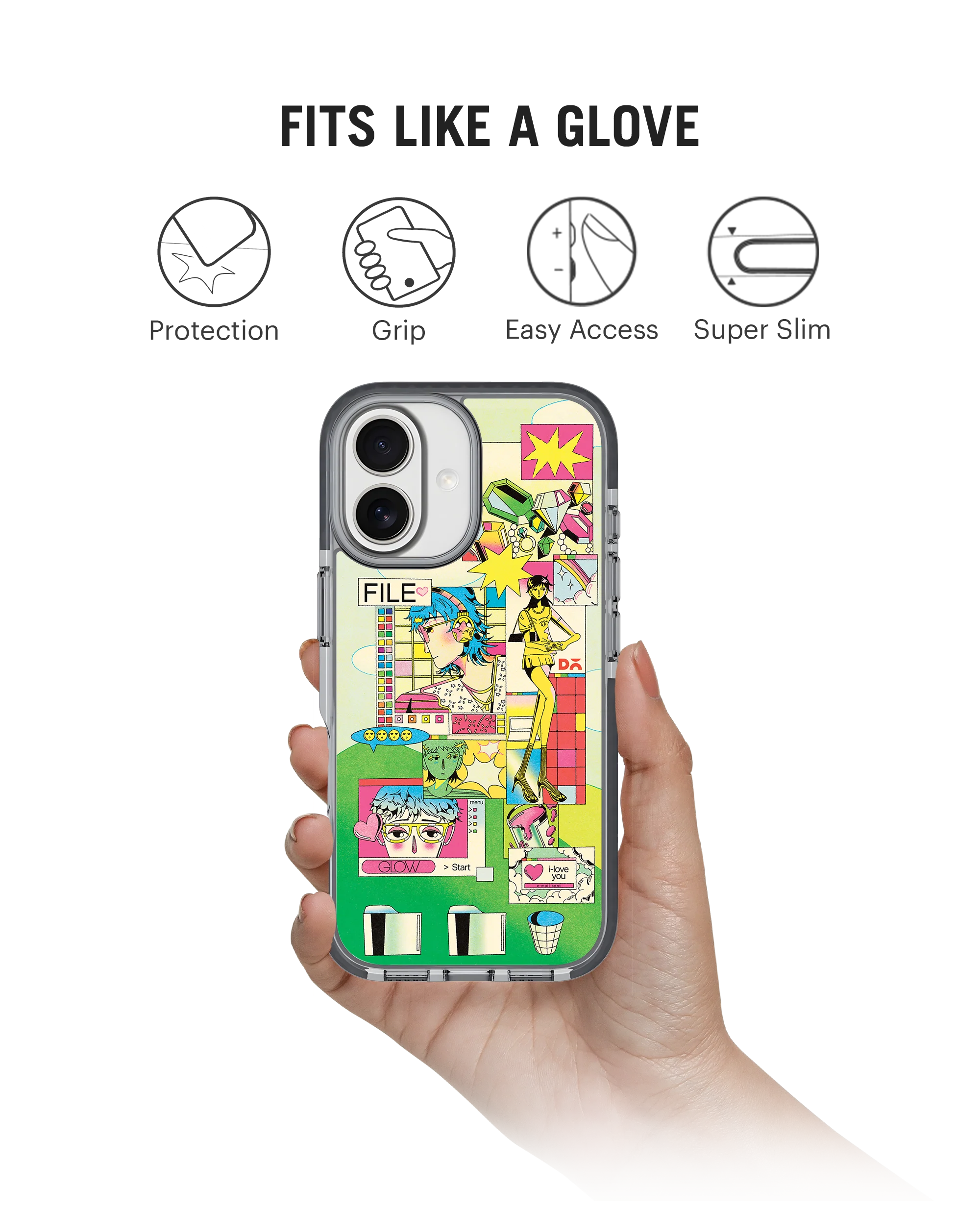 DailyObjects Digital Arcade Stride 2.0 MagSafe Case Cover For iPhone 17 - Image 2