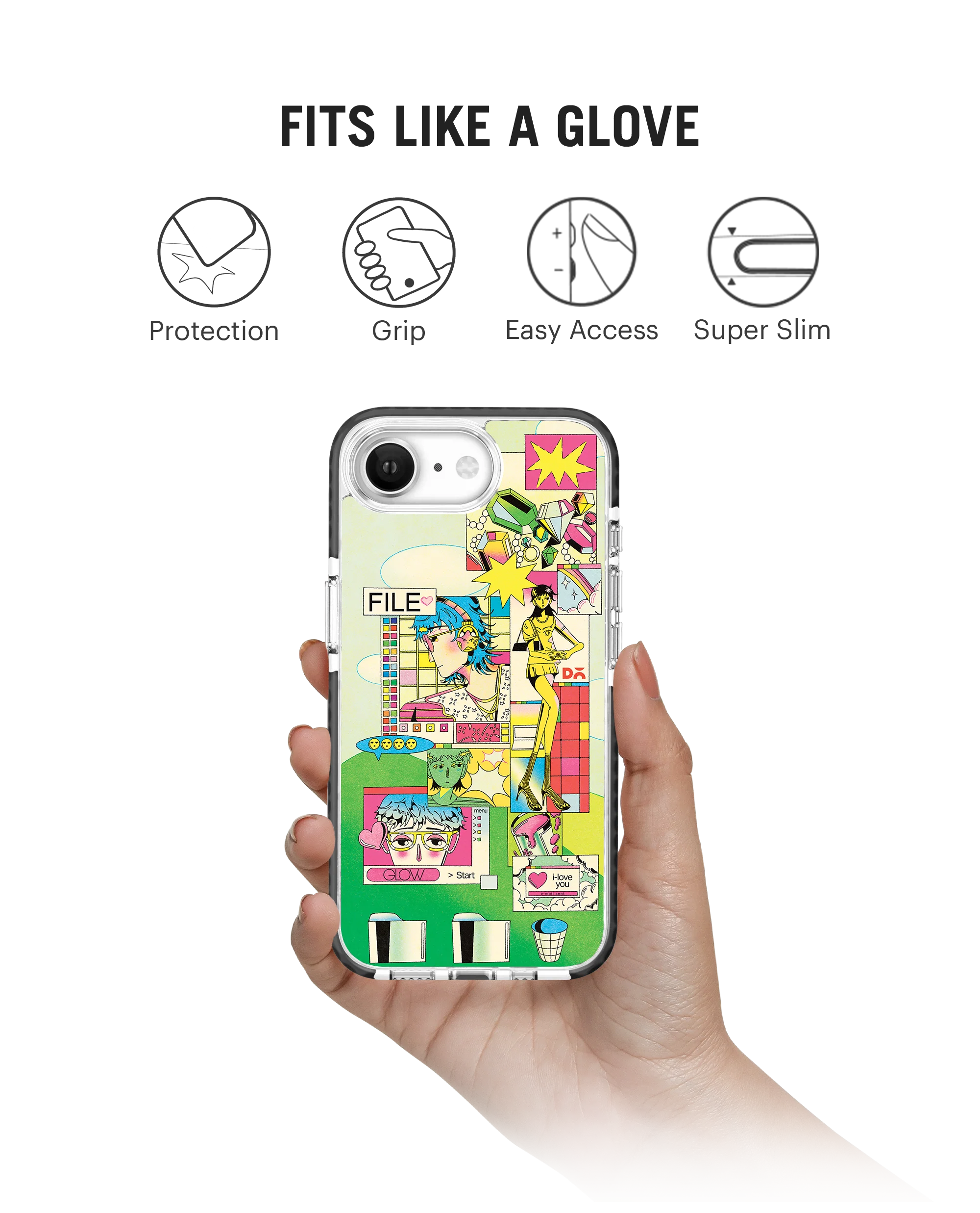 DailyObjects Digital Arcade Stride 2.0 MagSafe Case Cover For iPhone 17e - Image 2
