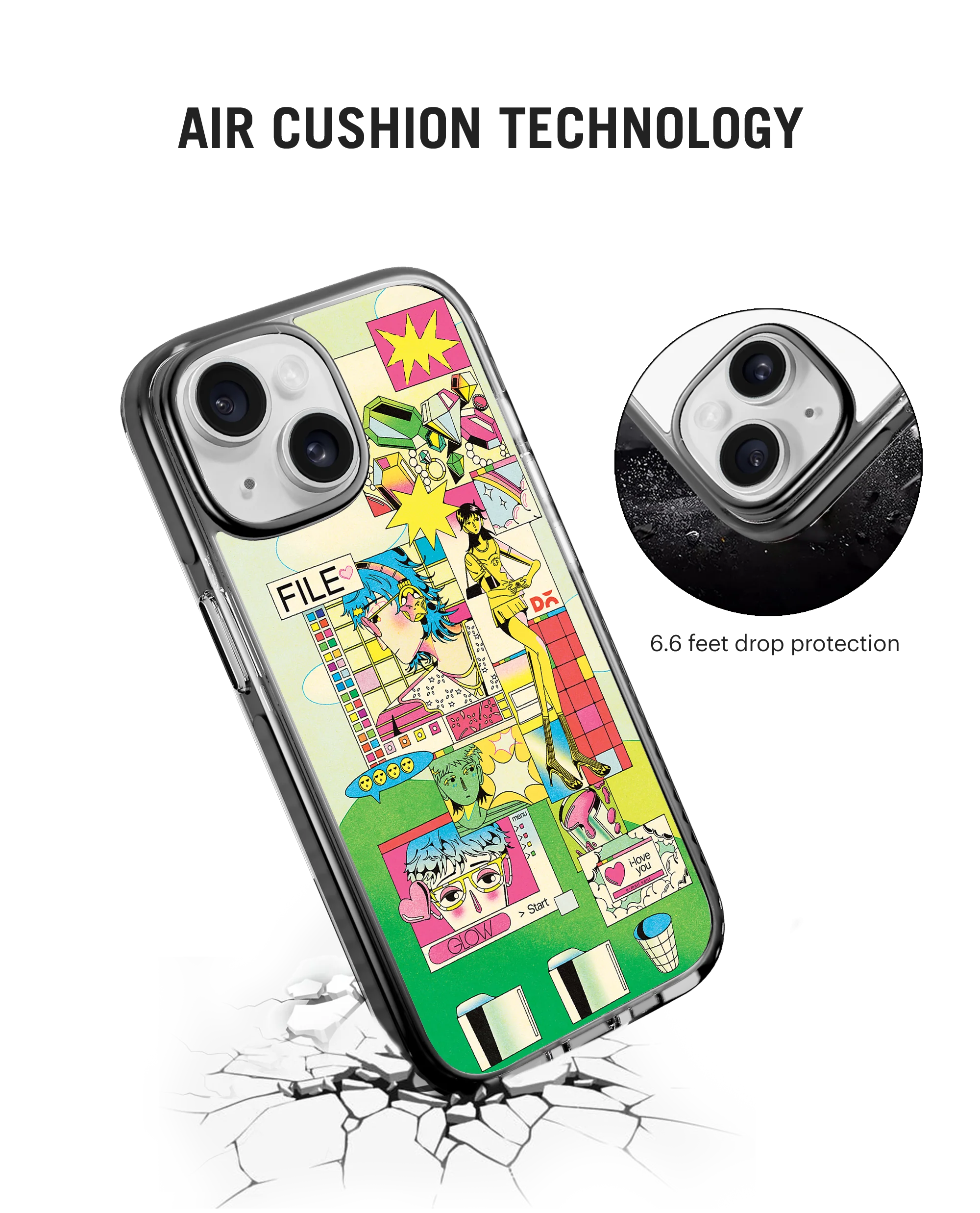 DailyObjects Digital Arcade Stride 3.0 MagSafe Case Cover For iPhone 15 - Image 6