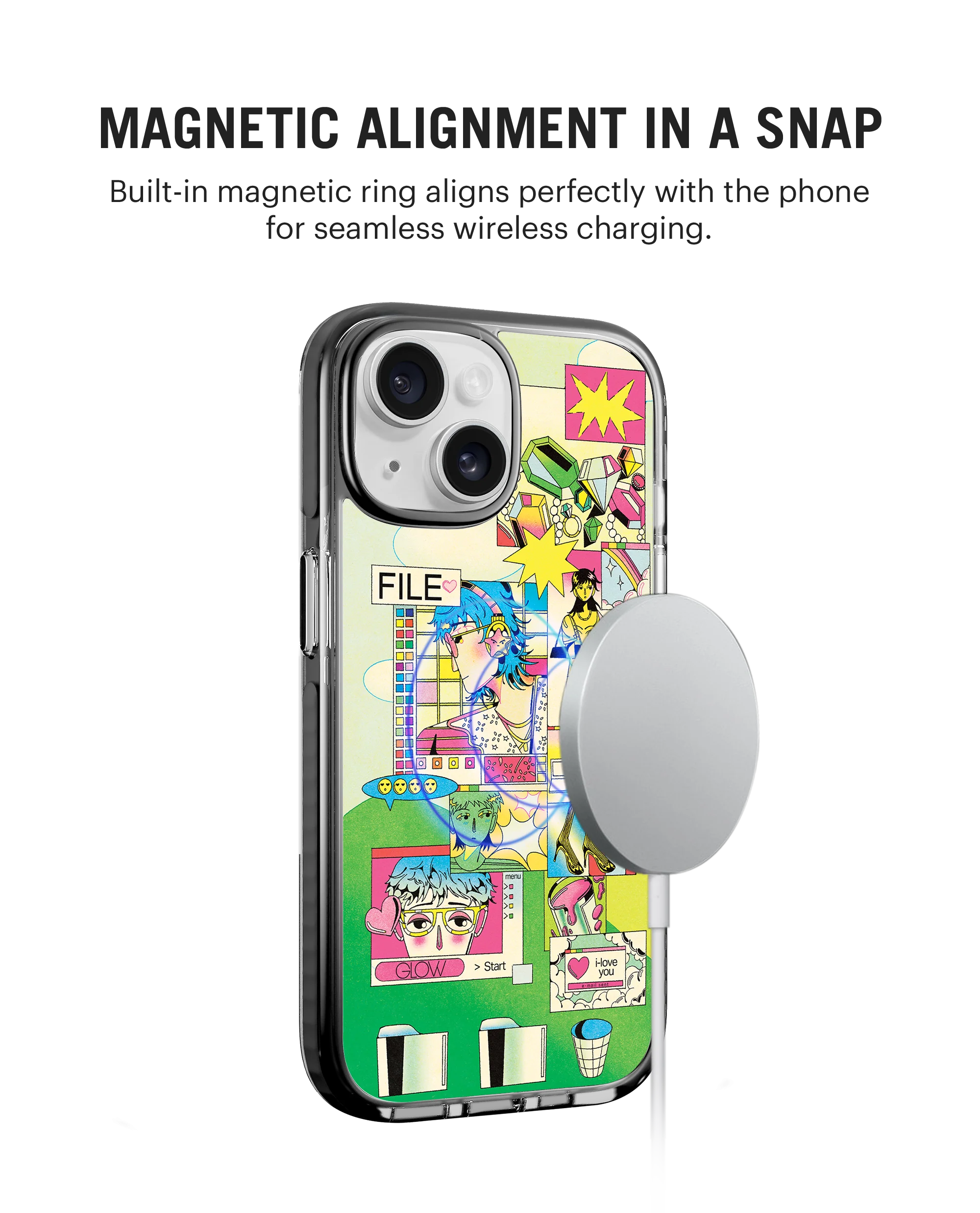 DailyObjects Digital Arcade Stride 3.0 MagSafe Case Cover For iPhone 15 Plus - Image 3