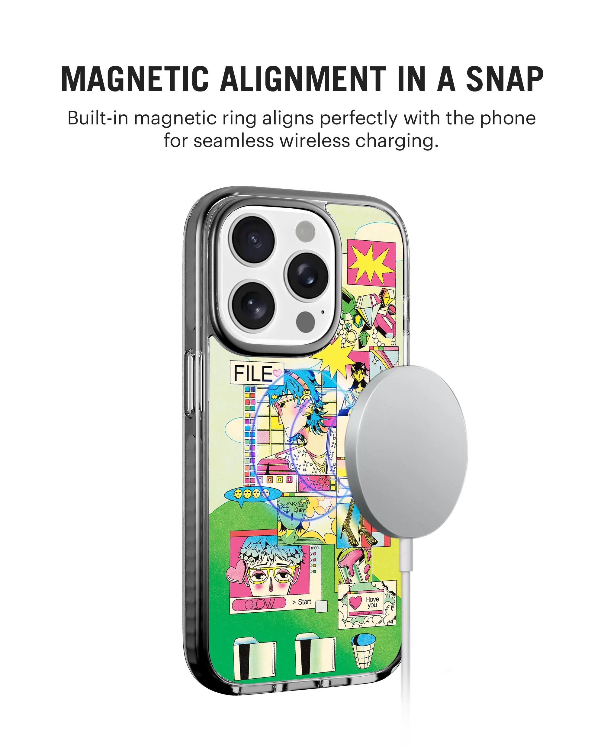 DailyObjects Digital Arcade Stride 3.0 MagSafe Case Cover For iPhone 15 Pro - Image 3