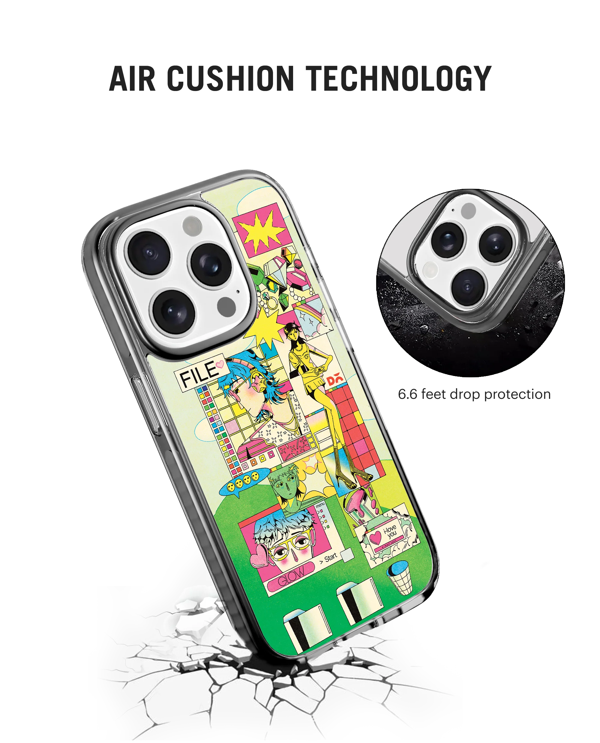 DailyObjects Digital Arcade Stride 3.0 MagSafe Case Cover For iPhone 15 Pro - Image 6