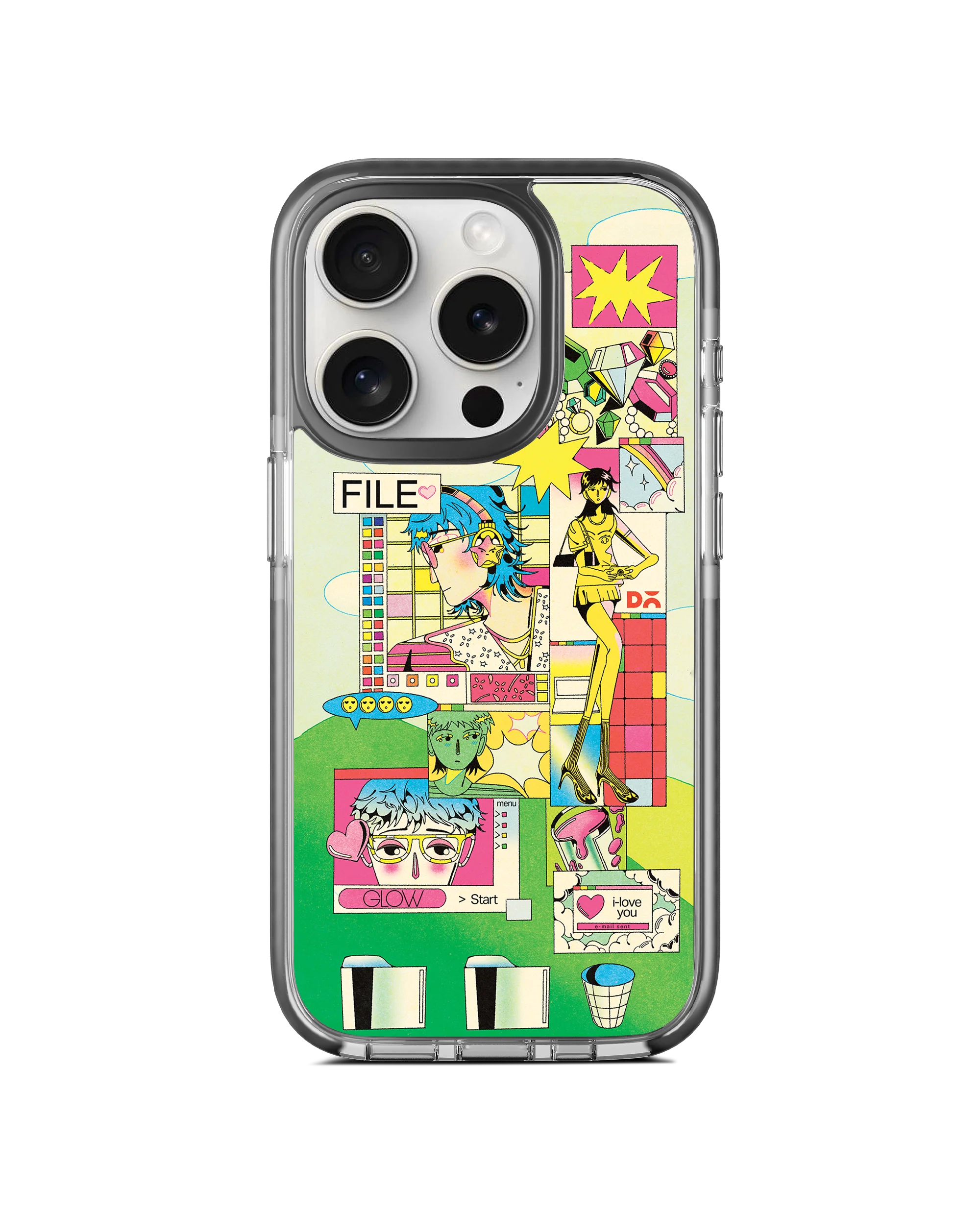 DailyObjects Digital Arcade Stride 3.0 MagSafe Case Cover For iPhone 15 Pro Max
