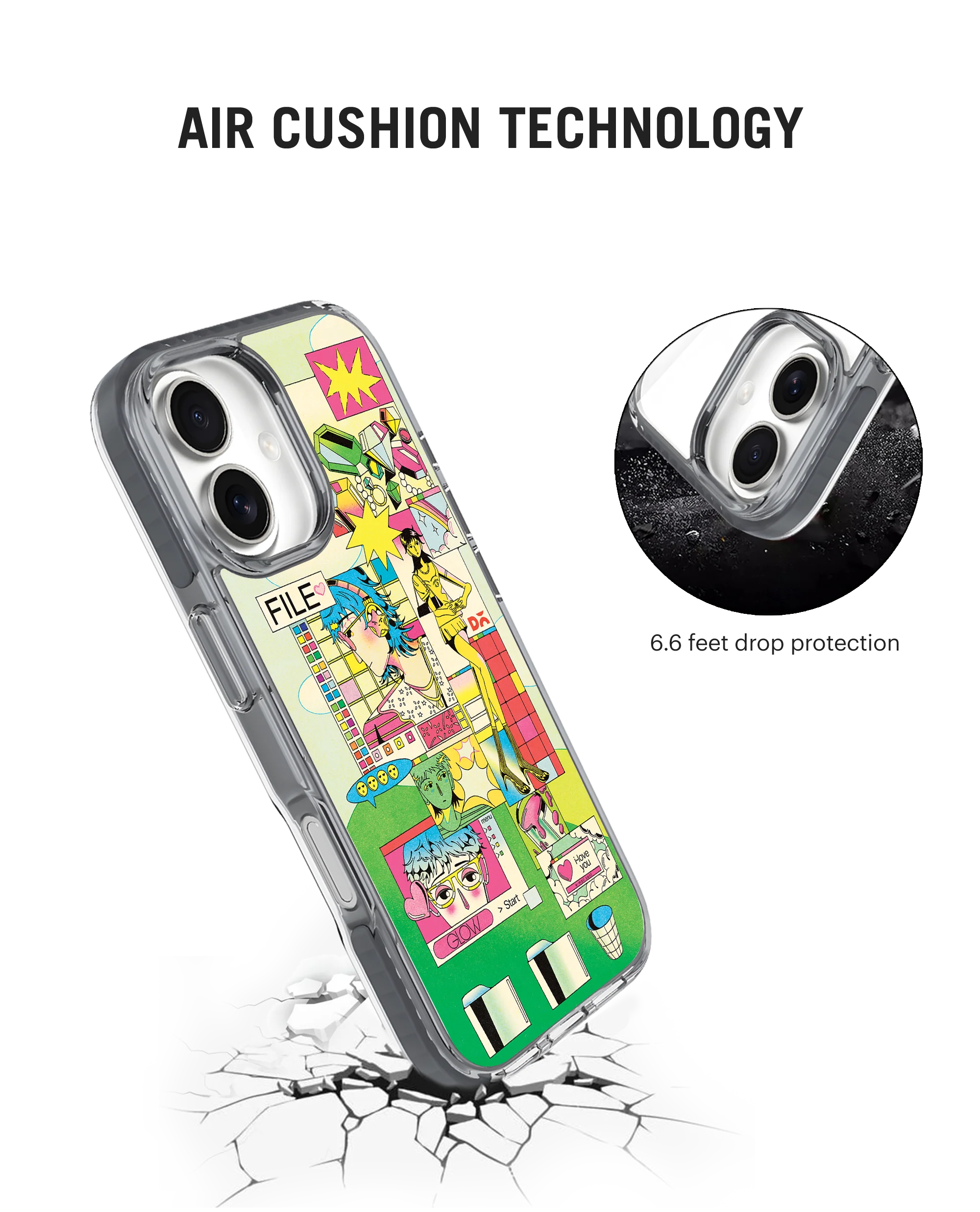 DailyObjects Digital Arcade Stride 3.0 MagSafe Case Cover For iPhone 16 Plus - Image 6