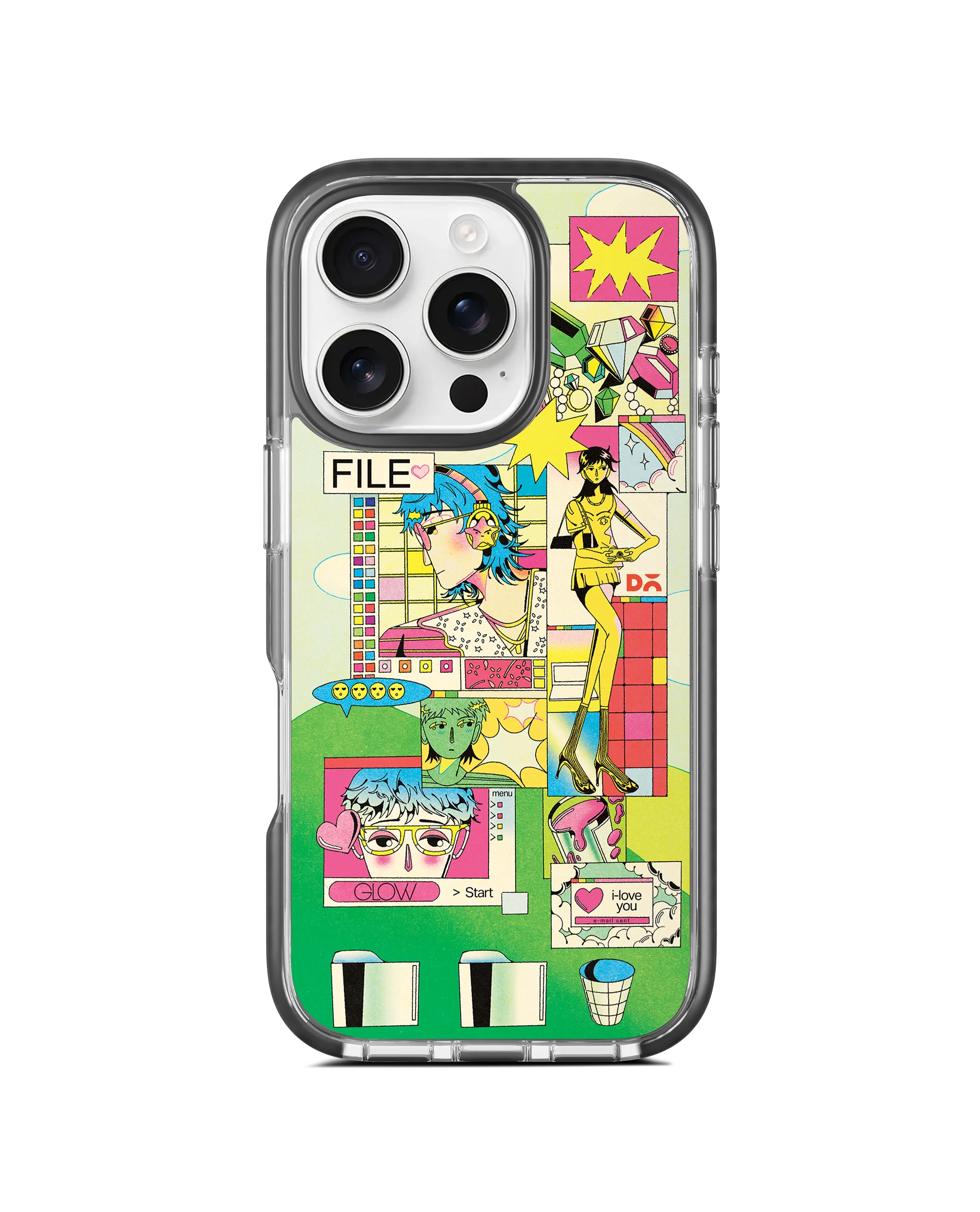 DailyObjects Digital Arcade Stride 3.0 MagSafe Case Cover For iPhone 16 Pro Max