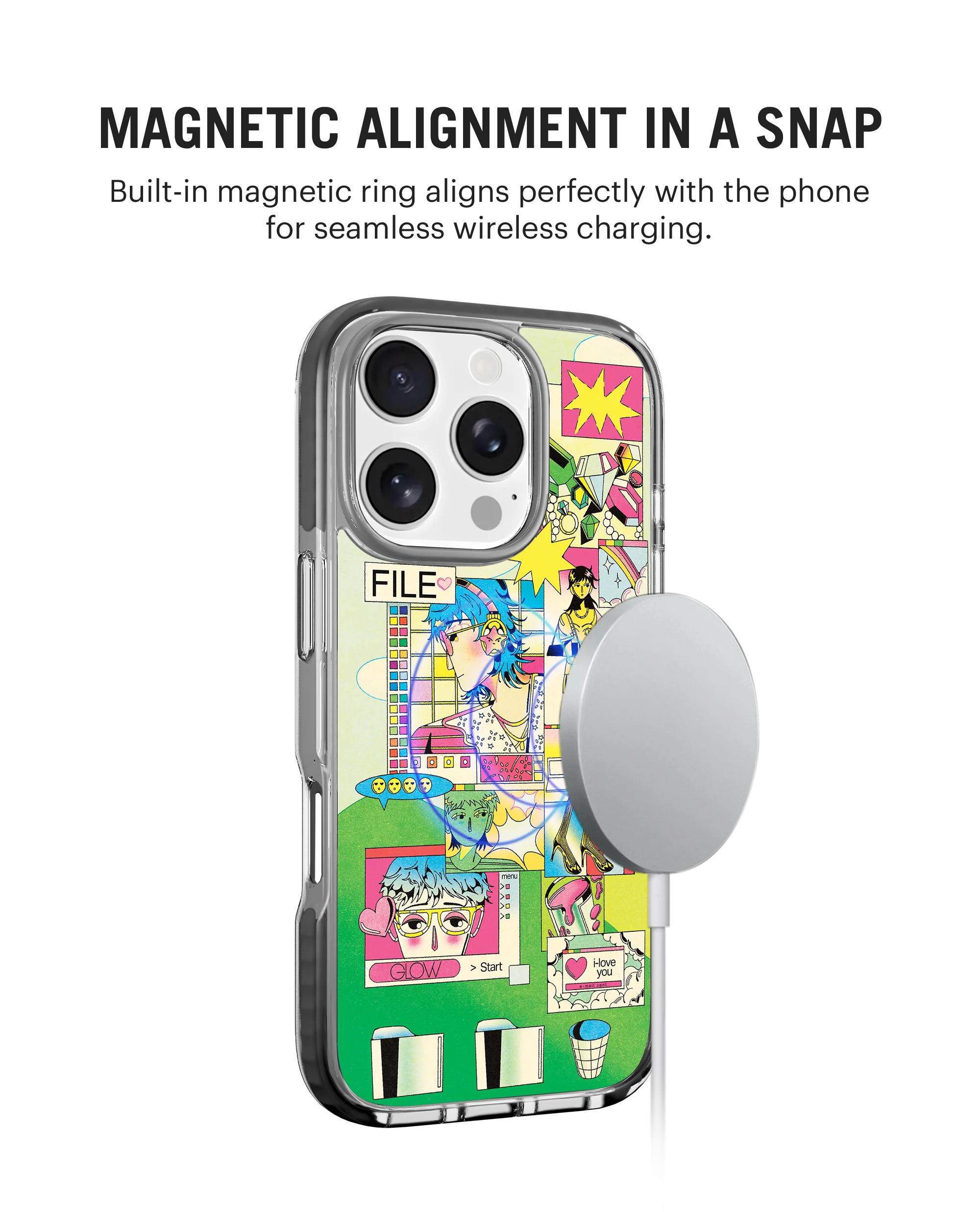 DailyObjects Digital Arcade Stride 3.0 MagSafe Case Cover For iPhone 16 Pro Max - Image 3